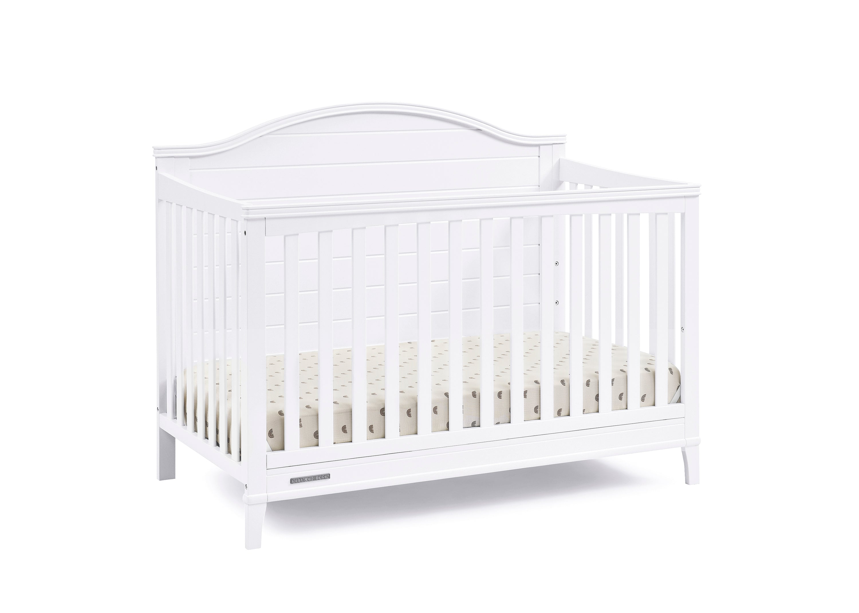 Phoebe 6-in-1 Convertible Baby Crib - Toddler Bed, Daybed & Full-Size Frame - Safe Nursery Furniture for Newborn to Adult - Perfect for Modern Nursery, Bedroom & Guest Room
