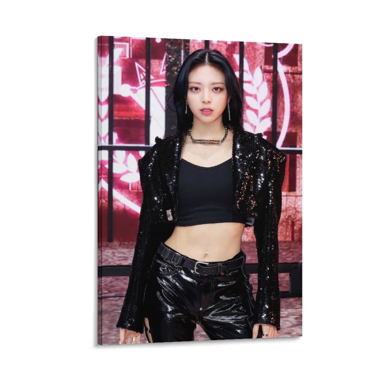 Itzy Kpop Guess Who Album Poster - Star Yuna Teaser Wall Art Canvas Print 08x12inch (20x30cm) for Living Room & Bedroom Decor | K-Pop Merchandise, Girl Group Fan Gift, Music Lover Home Decoration