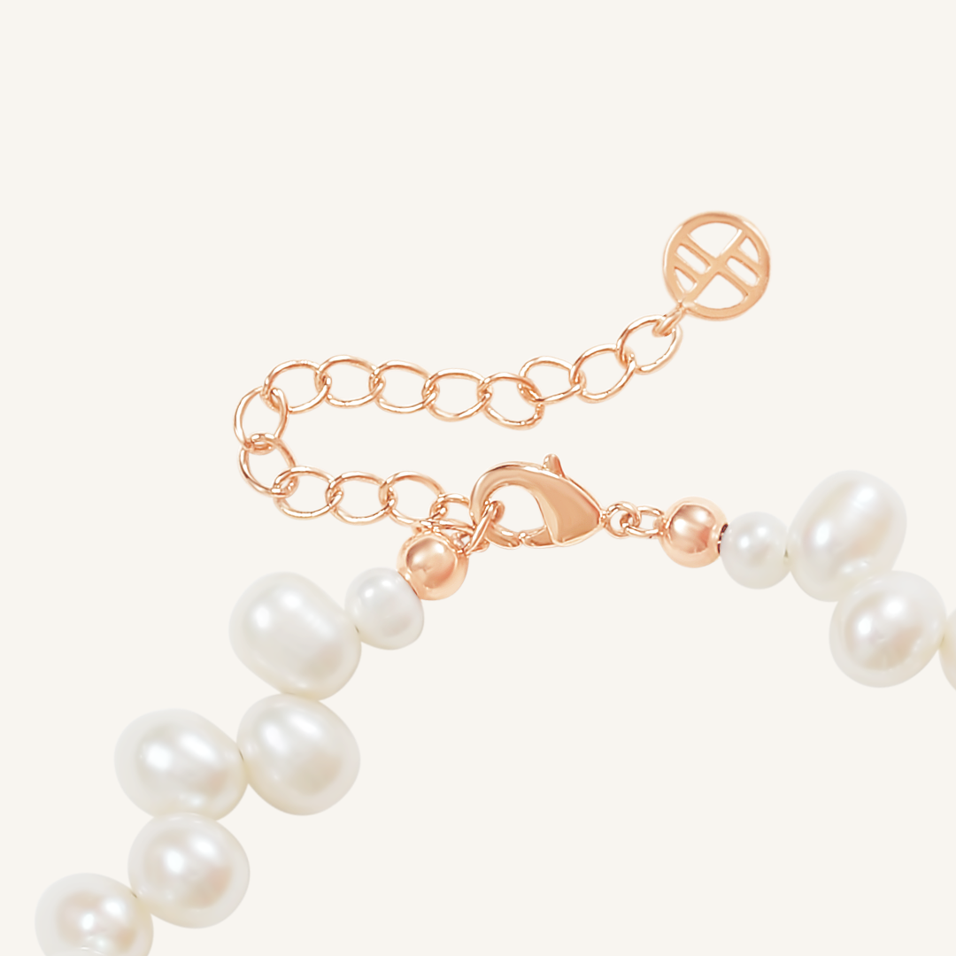 6mm Alaska Pearl Bracelet - Elegant Handmade Jewelry for Women, Perfect for Weddings, Parties & Special Occasions