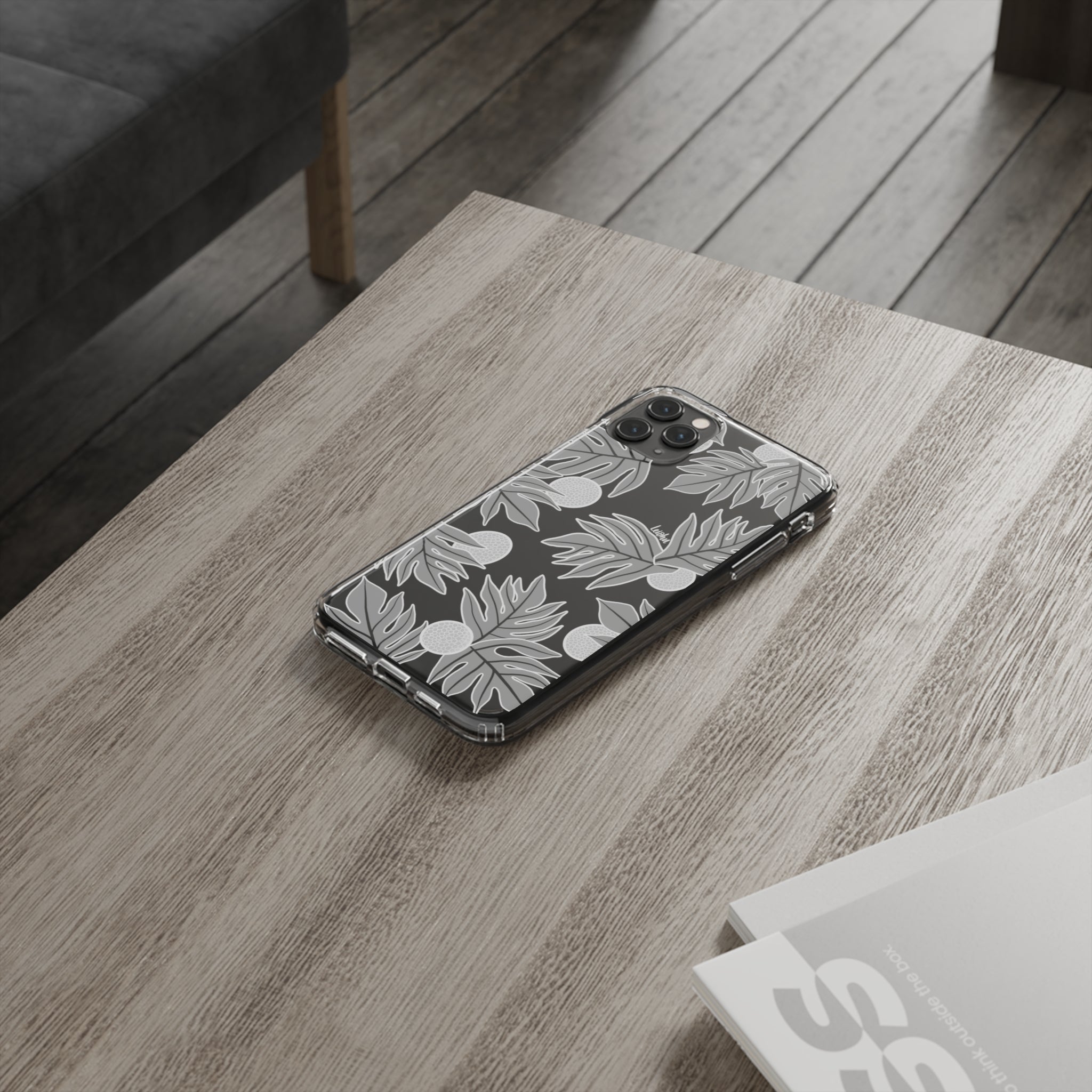 Premium Ulu Ke'oke'o Clear Phone Case - Shockproof & Scratch-Resistant Protective Cover for iPhone 14/13/12/11 Pro Max - Perfect for Outdoor Adventures, Travel & Daily Use