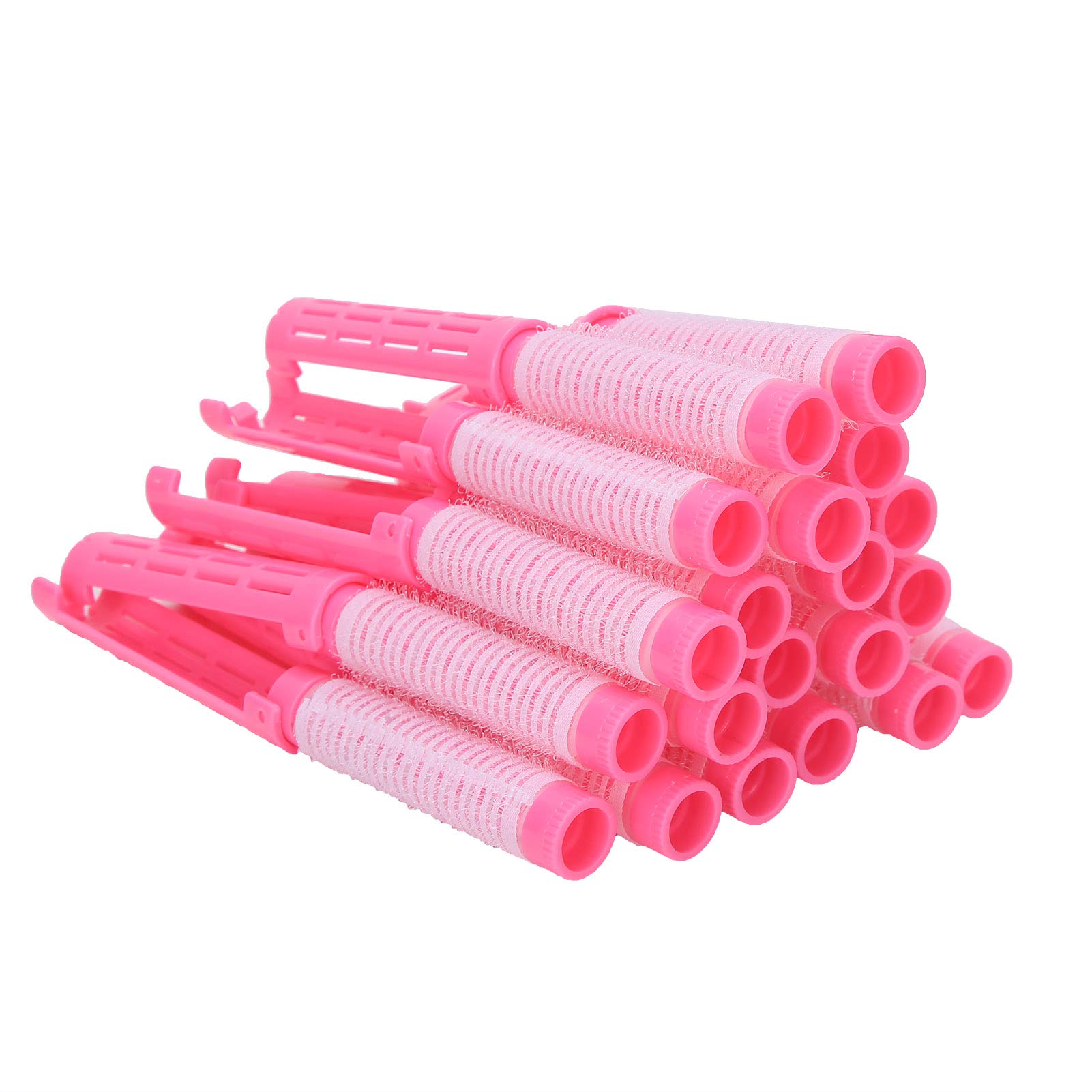Better Results Hair Rollers - Professional Perm Rods & Salon Quality Hair Curlers for Home Use (Pink) | Perfect for DIY Styling, Beach Waves & Salon-Like Curls at Home