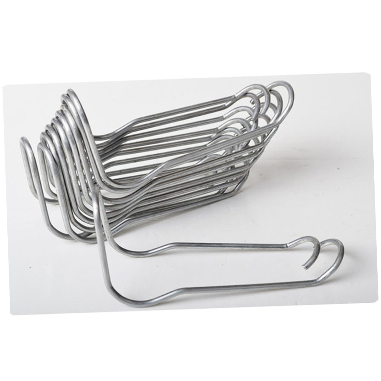 10-Pack Greenhouse Wire Glazing Clips - Heavy Duty Plant Clips for Greenhouse Panels, Polycarbonate Sheets & Glass - Perfect for DIY Greenhouse Construction & Garden Projects