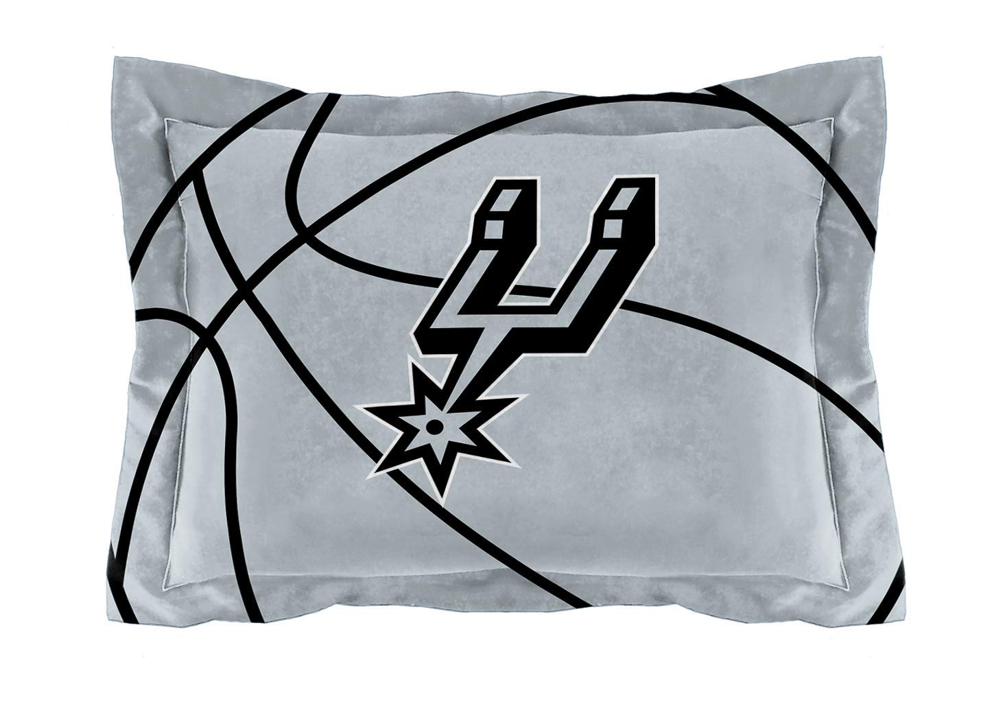 Officially Licensed NBA San Antonio Spurs Reverse Slam Twin Comforter Set with Sham - Perfect for Game Nights, Bedroom Decor, and Basketball Fans' Gift