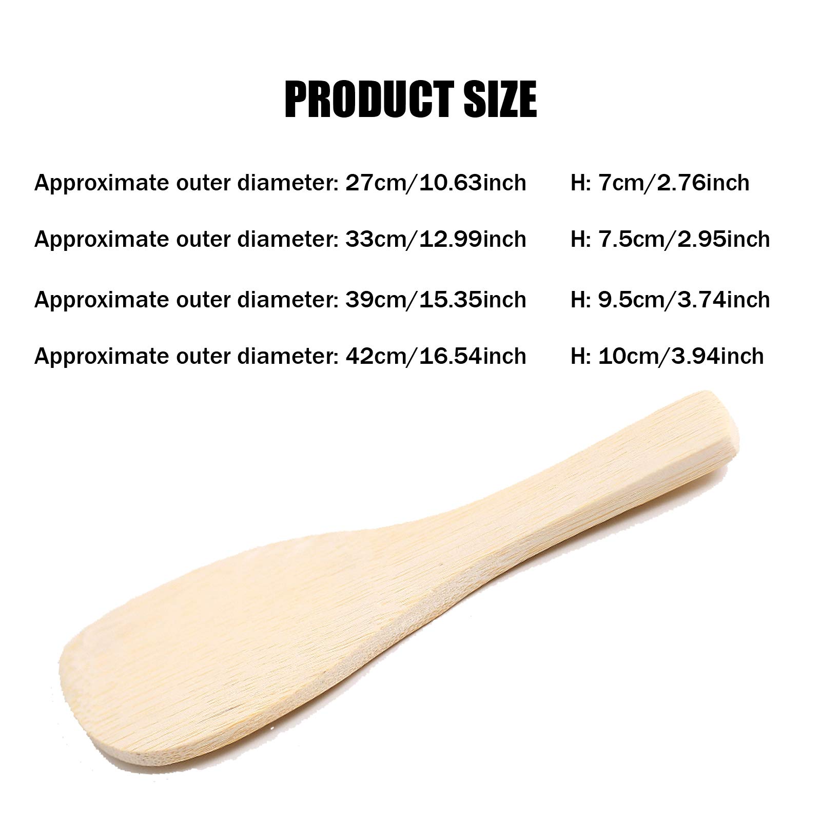 Premium Bamboo Sushi Rice Bowl - Authentic Japanese Wooden Sushi Oke Mixing Tub (39x9cm) for Sushi Making, Rice Mixing - Perfect for Sushi Restaurants & Home Kitchens - Ideal for Sushi Preparation, Rice Vinegar Mixing, and Traditional Japanese Cooking