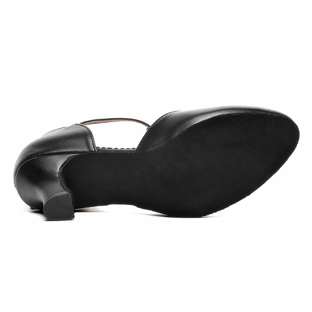 Women's T-Strap Latin Salsa Ballroom Dance Shoes - 3 Inch Heels Black Character Pumps for Prom, Wedding & Evening Dress | Professional Dancewear for Performances & Social Dancing