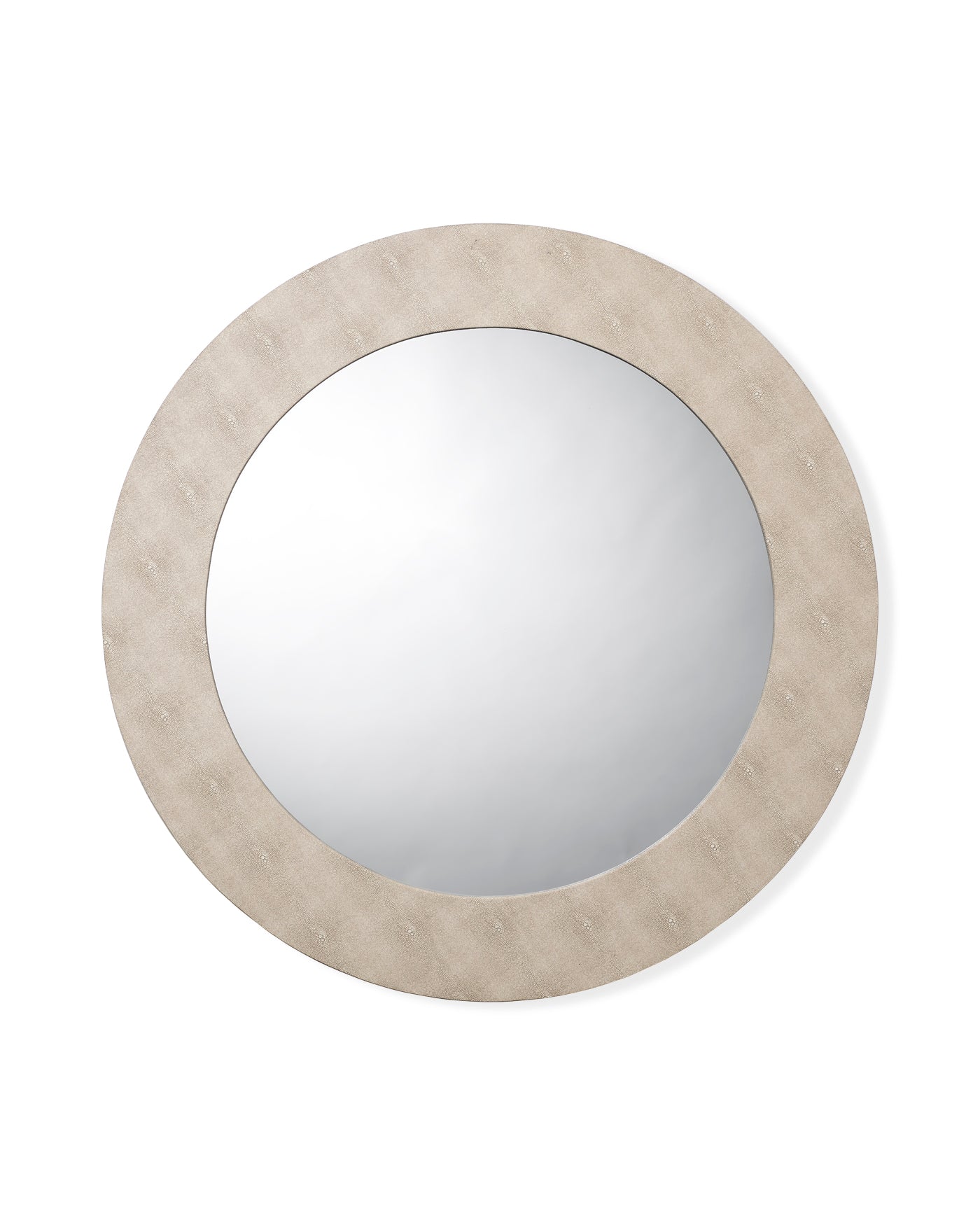 Chester Round Mirror - Vintage Wooden Wall Mirror for Home Decor, Living Room, Bedroom & Bathroom | 24 Inch Round Mirror with Rustic Frame