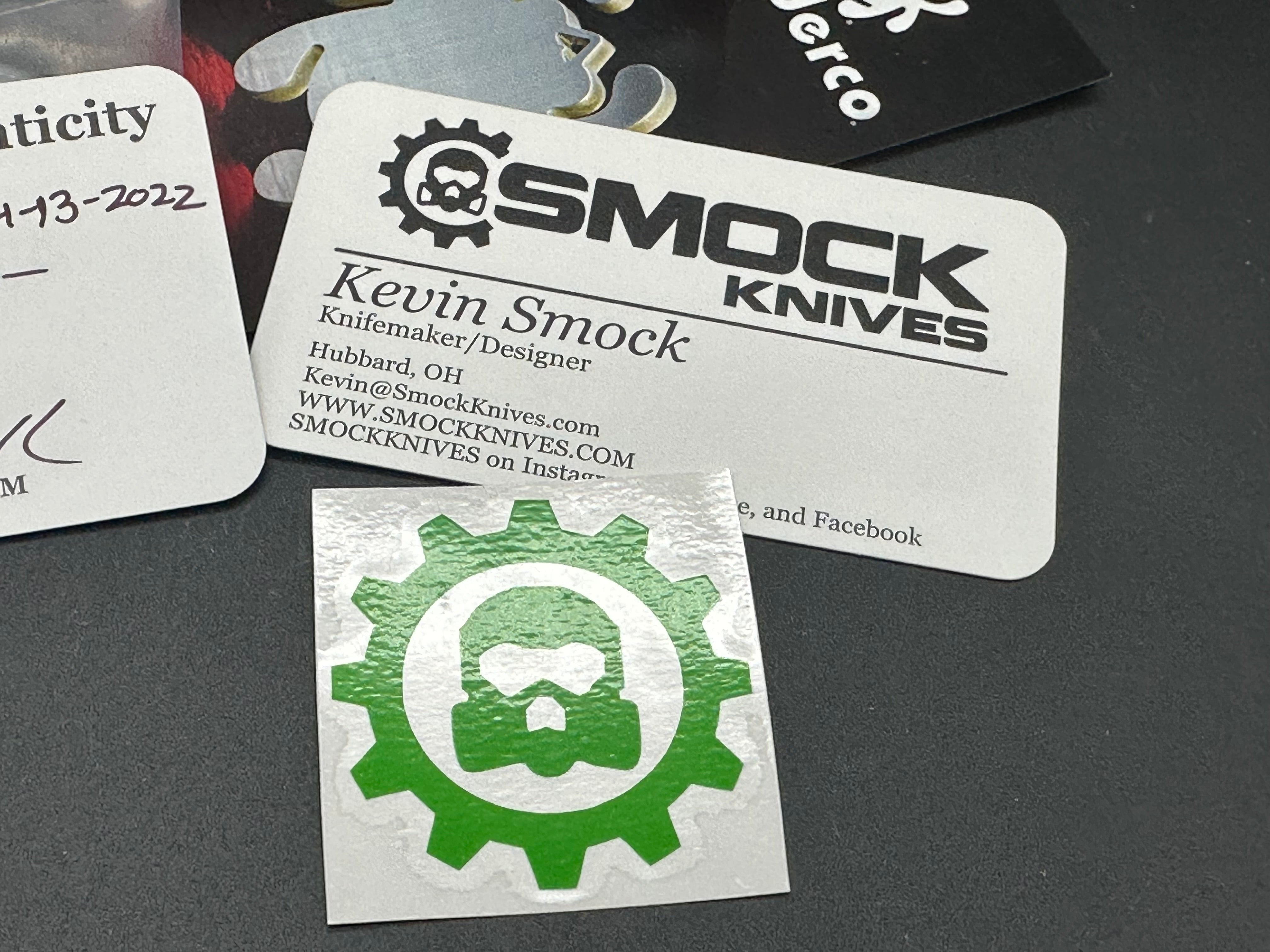 Spyderco Smock C240CFP Folding Knife with Green & Carbon Fiber Scales - EDC Pocket Knife for Outdoor, Camping, and Everyday Carry