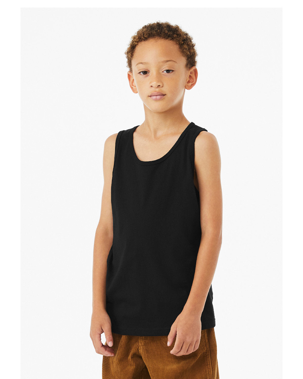 Bella + Canvas 3480YCV Youth Heather CVC Tank Top - Soft Comfortable Cotton Blend Sleeveless Shirt for Boys & Girls - Perfect for Summer, Sports & Casual Wear