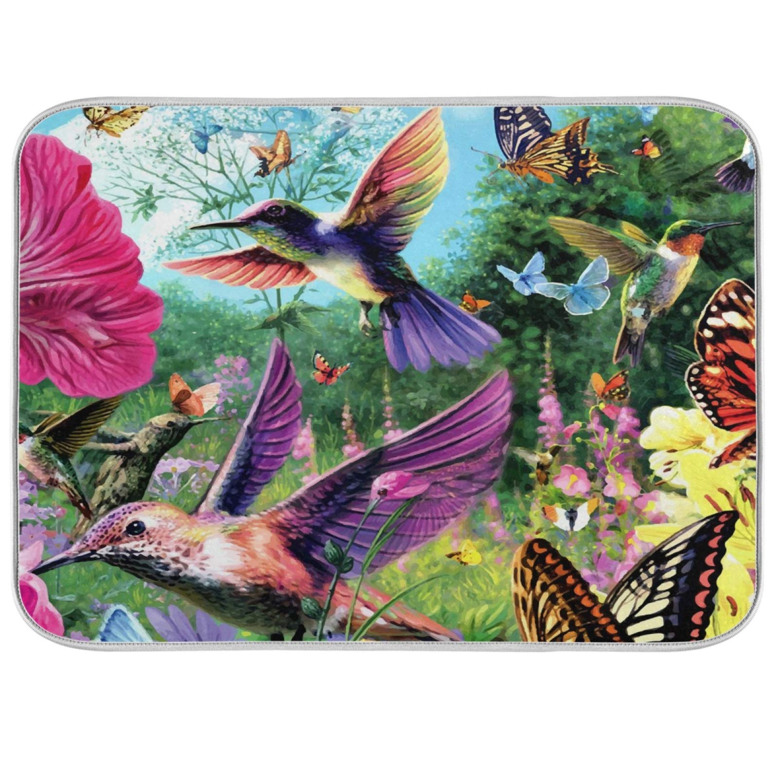 Premium Absorbent Polyester Dish Drying Mat - 24