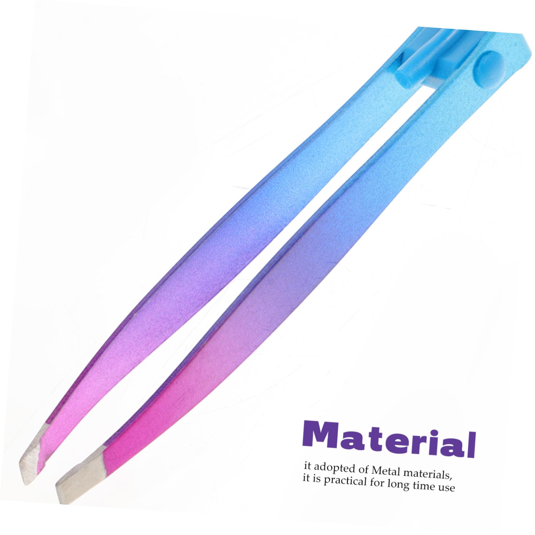 Premium Metal Fiber Grip Tweezers Set for Eyelash Extensions - Professional Lash Holder & Eyebrow Tweezers - Perfect for Salon, Home Use & Travel Makeup Kit