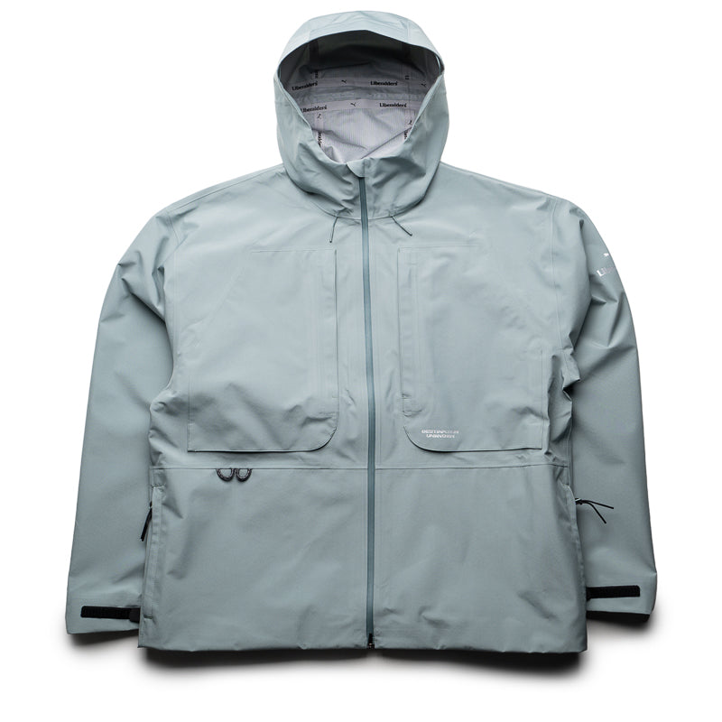 Liberaiders x Puma Lightweight Jacket for Men - Green Moon Color | Water-Resistant Windbreaker for Outdoor Activities, Travel & Casual Wear