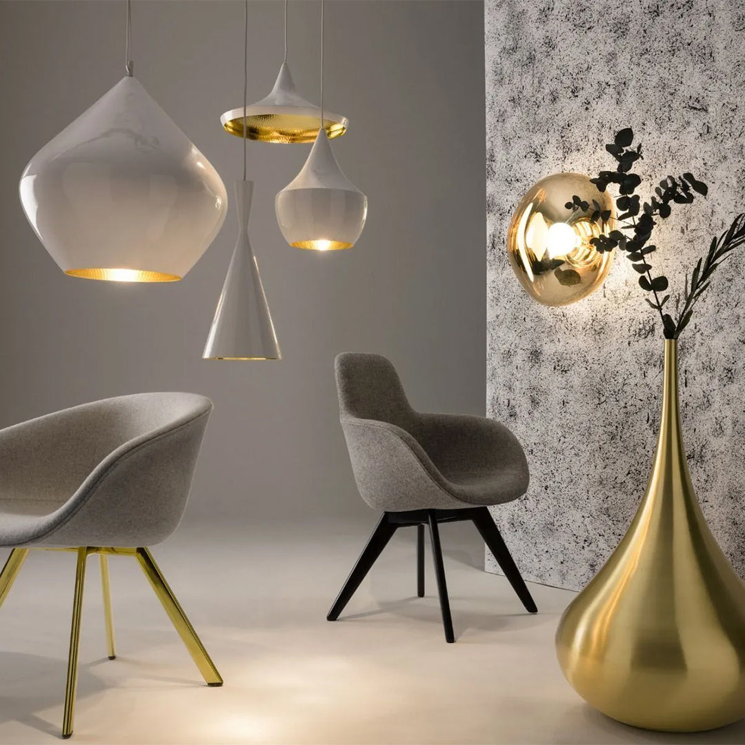 Beat Range LED Round Pendant Light - Modern Ceiling Lighting Fixture for Kitchen, Dining Room & Living Room | Energy-Efficient & Dimmable Ambient Lighting