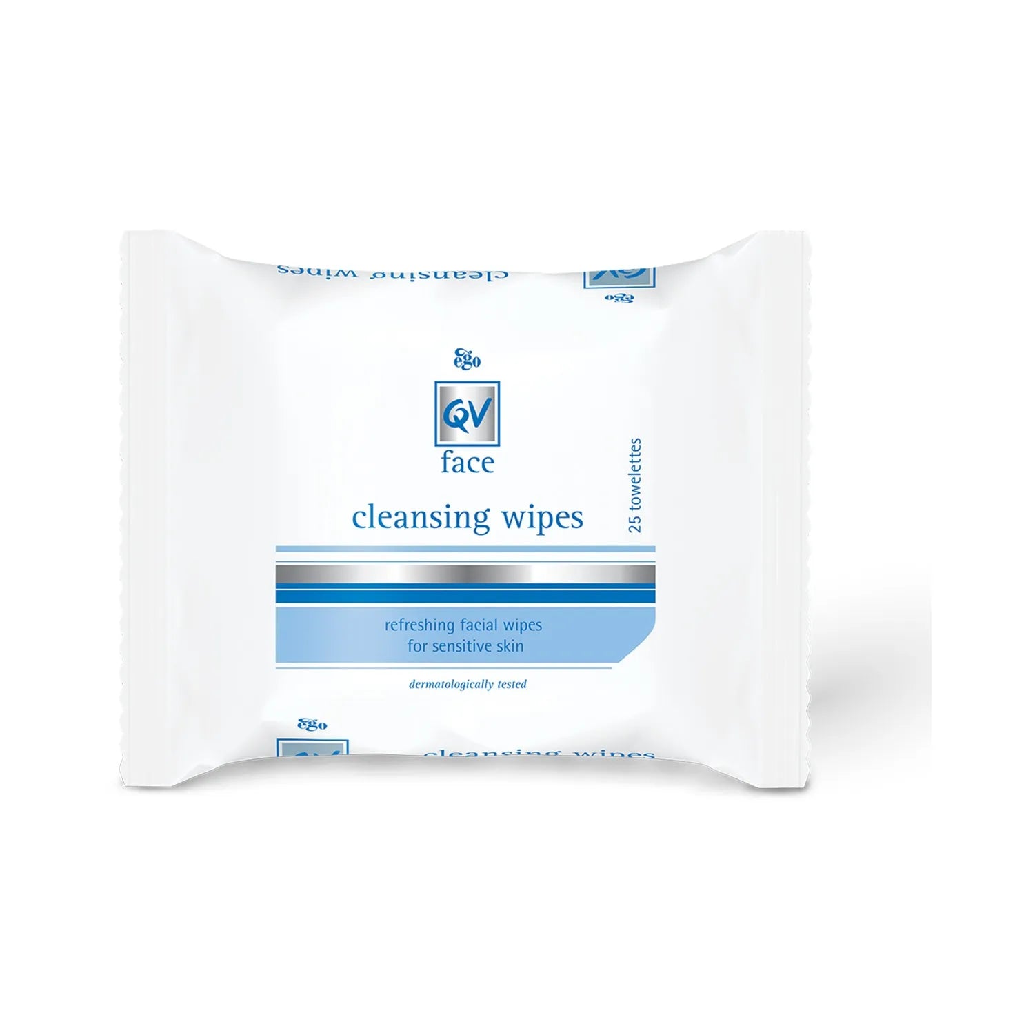 QV Face Cleansing & Toning Wipes 25 Pack - Gentle Exfoliating Facial Wipes for Sensitive Skin | Daily Makeup Remover & Skin Refresh | Travel & Gym Essentials