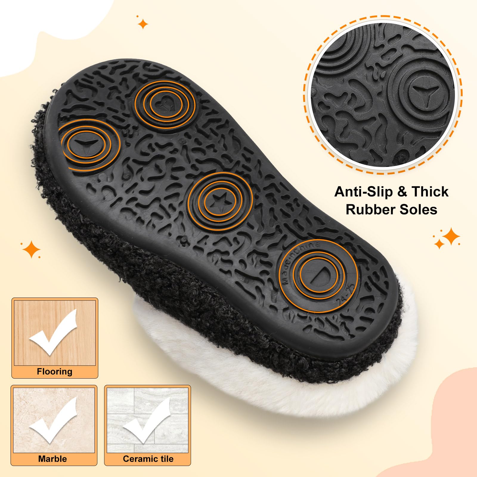 FEETCITY Toddler Slippers for Kids - Soft Indoor House Shoes for Boys & Girls - Perfect for Home & Nursery Play