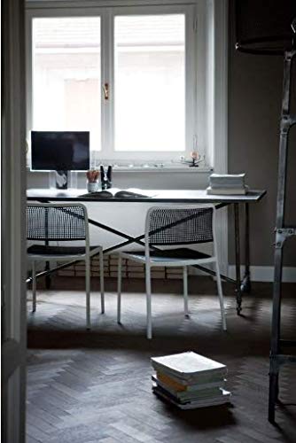 Kartell Audrey Chair by Piero Lissoni - Set of 2 - Powder-Coated Aluminum in Black/Sand - Modern Dining & Lounge Seating for Home & Office