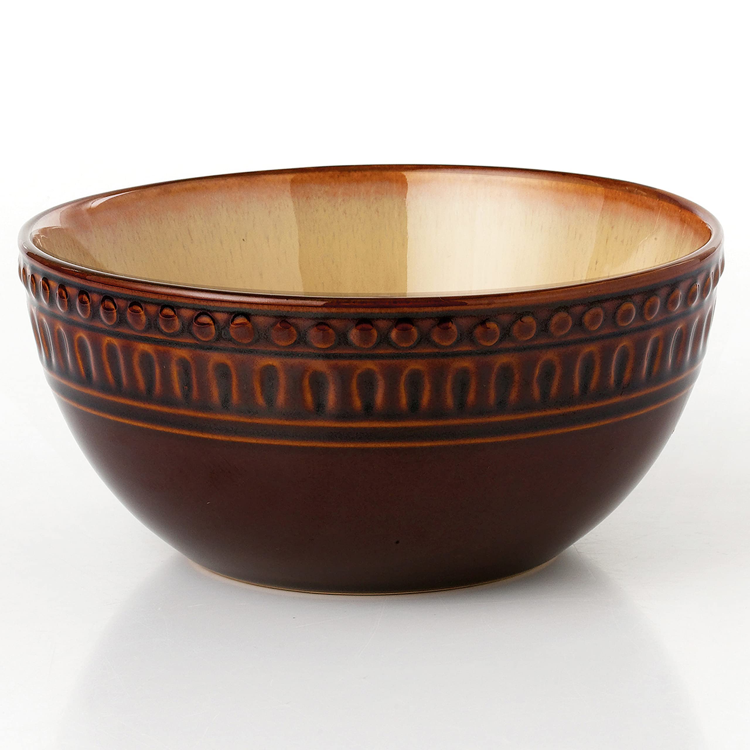 Elegant Modern Stoneware Scroll Dinnerware Set - 16 Piece Mojave Collection for Parties, Events & Holiday Gatherings - Perfect for Hosting, Entertaining & Special Occasions