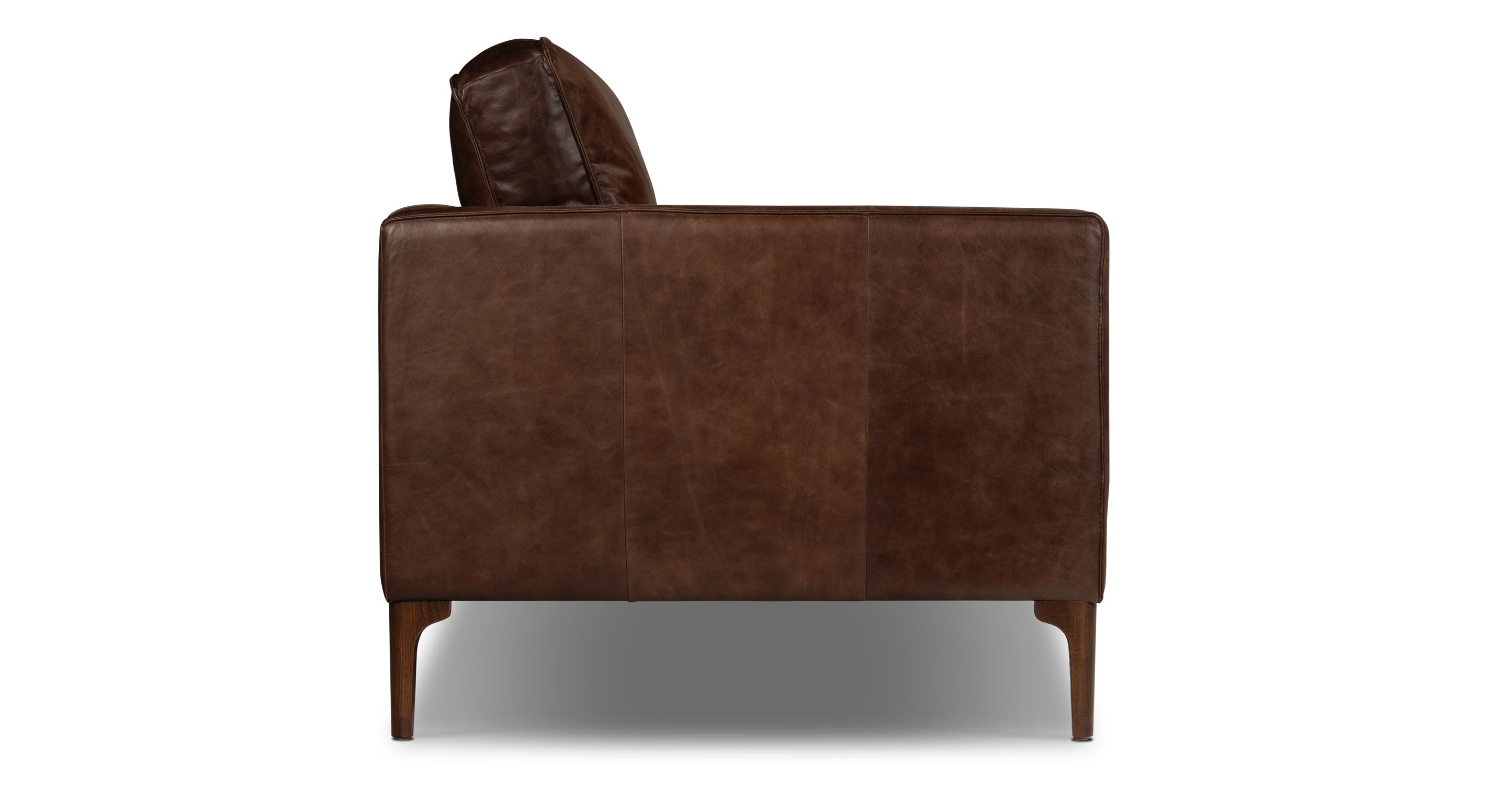 Premium Mateo Genuine Leather Sofa - Modern Luxury Living Room Furniture for Home & Office - Comfortable & Durable Leather Couch for Relaxing, Entertaining & Stylish Decor