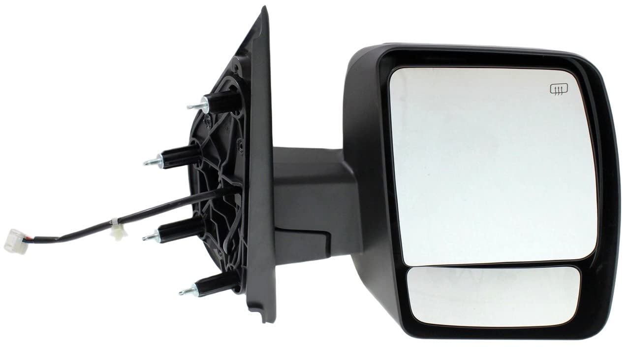 Garage-Pro Heated Power Glass Side Mirror with Blind Spot for 2012-2021 Nissan NV1500 NV2500 NV3500 - Passenger Side Replacement - Perfect for Winter Driving & Enhanced Safety