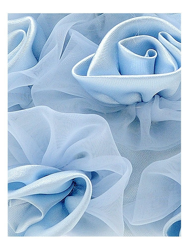 iGirlDress Elegant Satin Rose Clutch Purse for Women - Perfect for Weddings, Prom, Evening Parties & Special Occasions