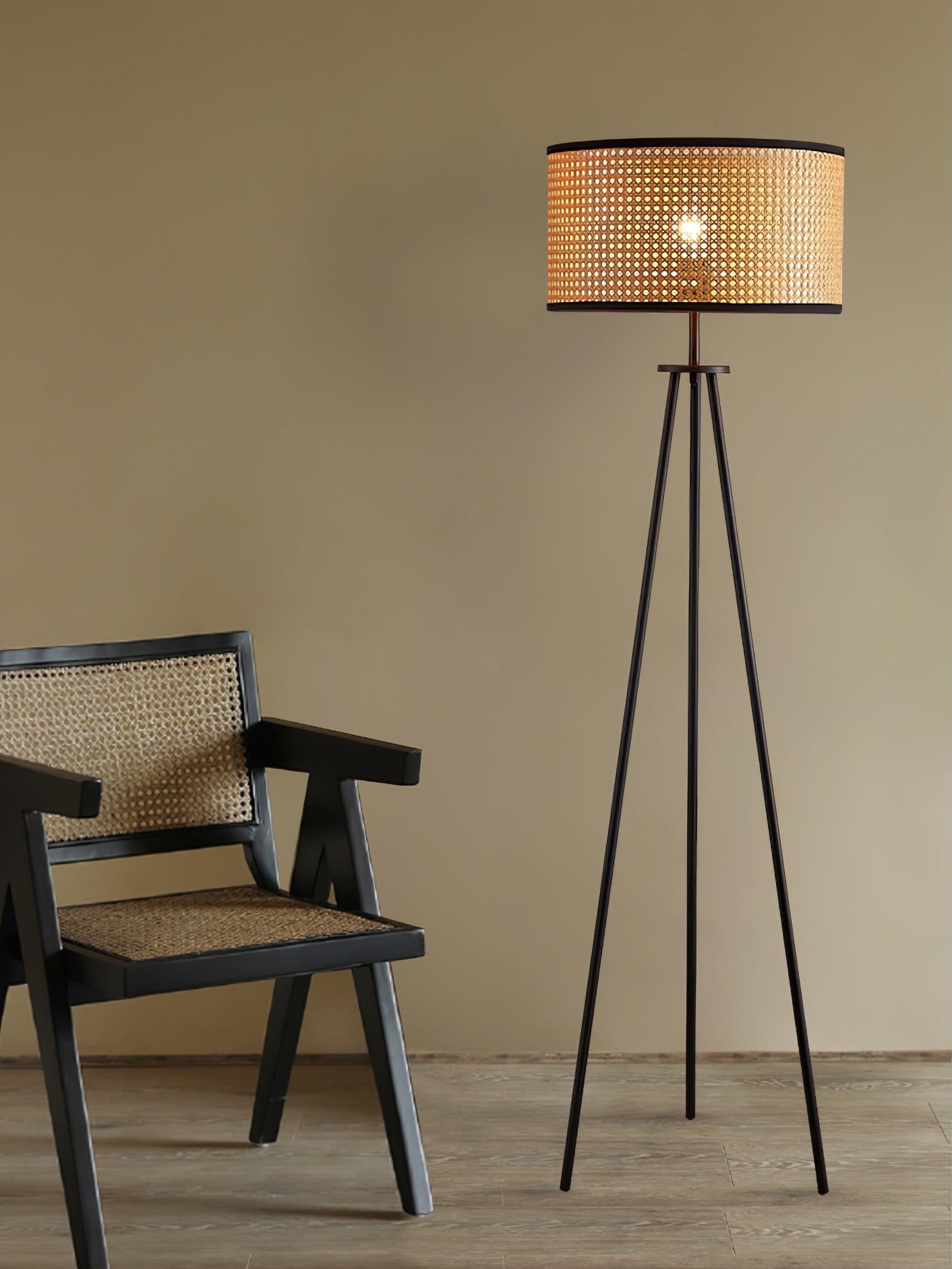 Modern Aubrey Floor Lamp with Adjustable Brightness - Perfect for Living Room, Bedroom & Office Reading Light - Energy Efficient LED Standing Lamp for Home Decor