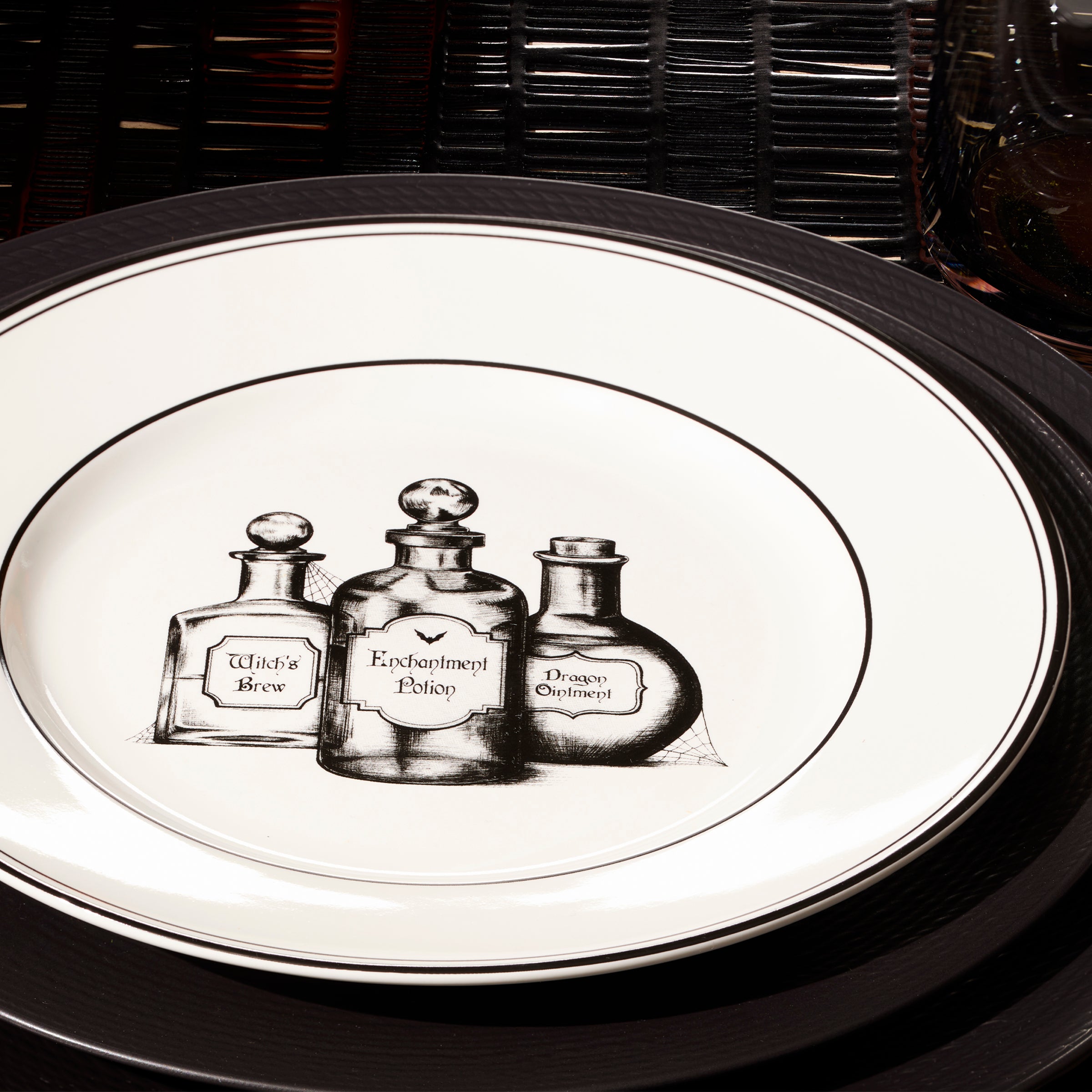 LX Collective Serving Tray with 3 Removable Dip Bowls - Perfect for Entertaining, Charcuterie Boards & Party Snacks