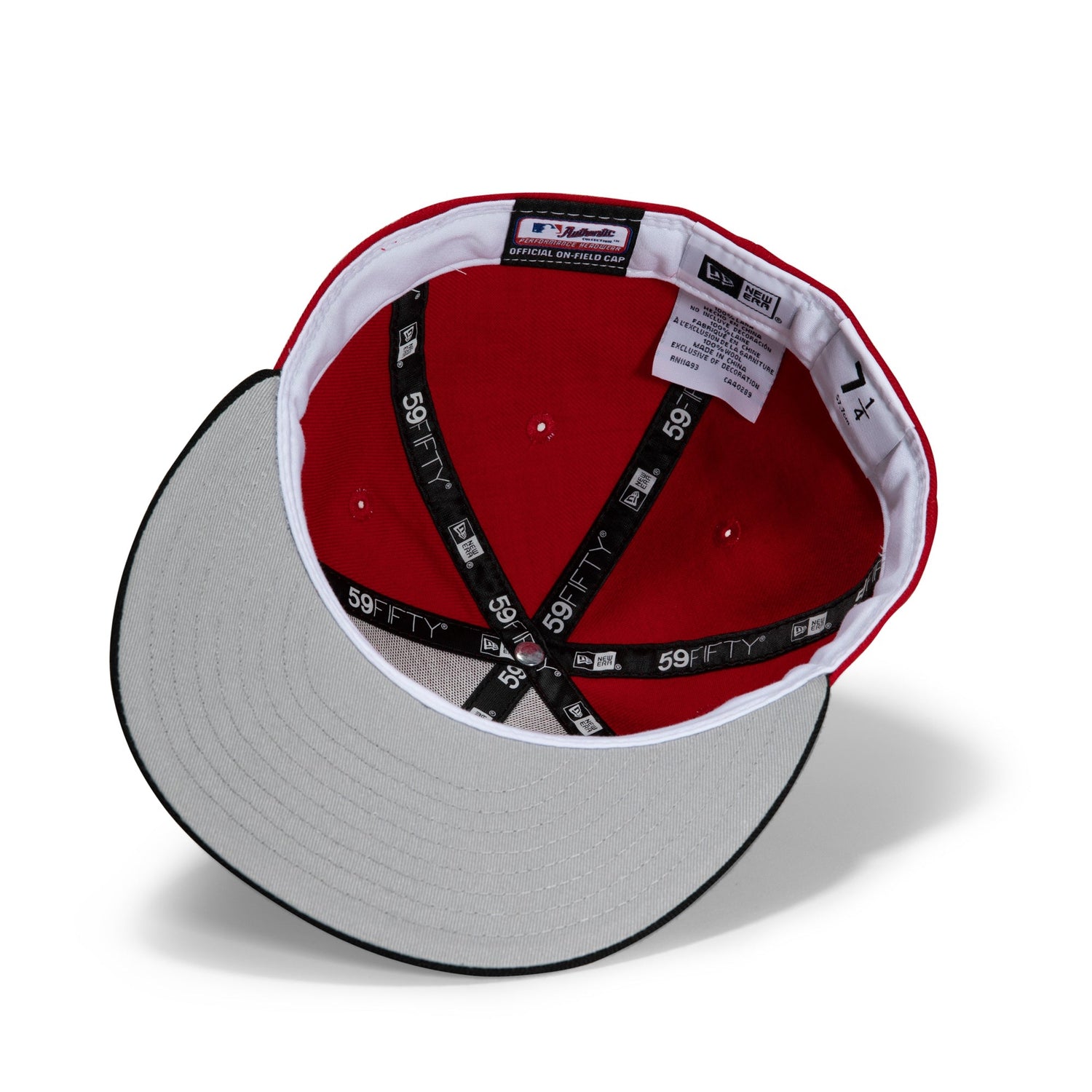 New Era 59Fifty Retro On Field Cincinnati Reds Baseball Cap - Adjustable Snapback Hat for Men & Women - Red & Black Colorway - Perfect for Baseball Games, Sports Fans & Streetwear Fashion