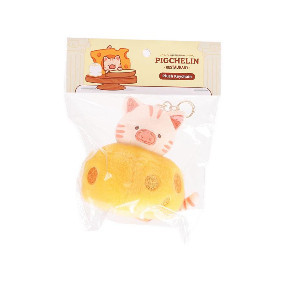 TOYZEROPLUS LuLu Grand Dining Cheese Mimi Keychain - Cute Kawaii Cheese Charm for Bags, Backpacks & Keys | Perfect Gift for Anime Fans & Collectors | Ideal for Cosplay, School, Travel & Everyday Use