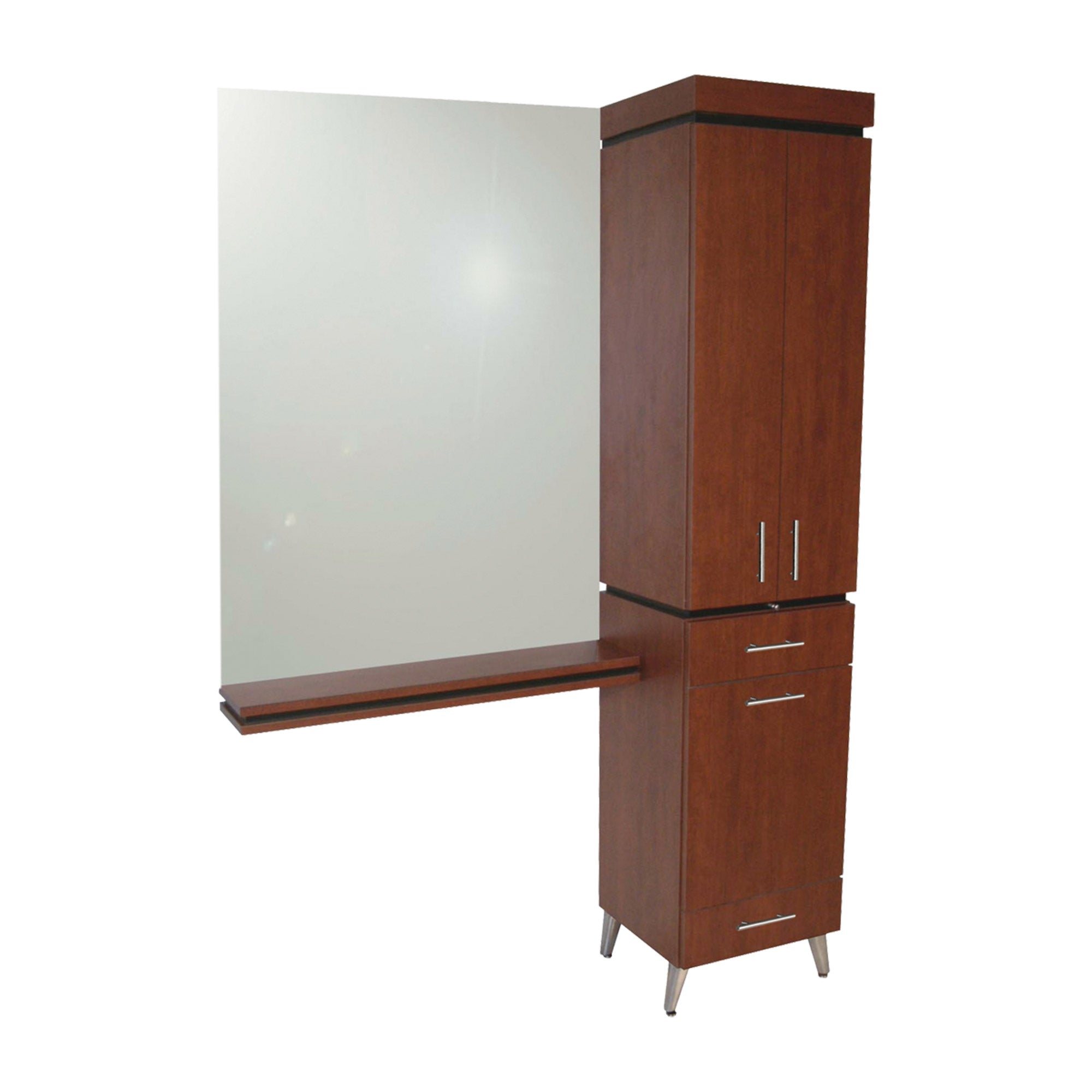 Stylish NEO Eiffel Tower Vanity Mirror with LED Lights - Perfect for Makeup, Grooming & Home Decor