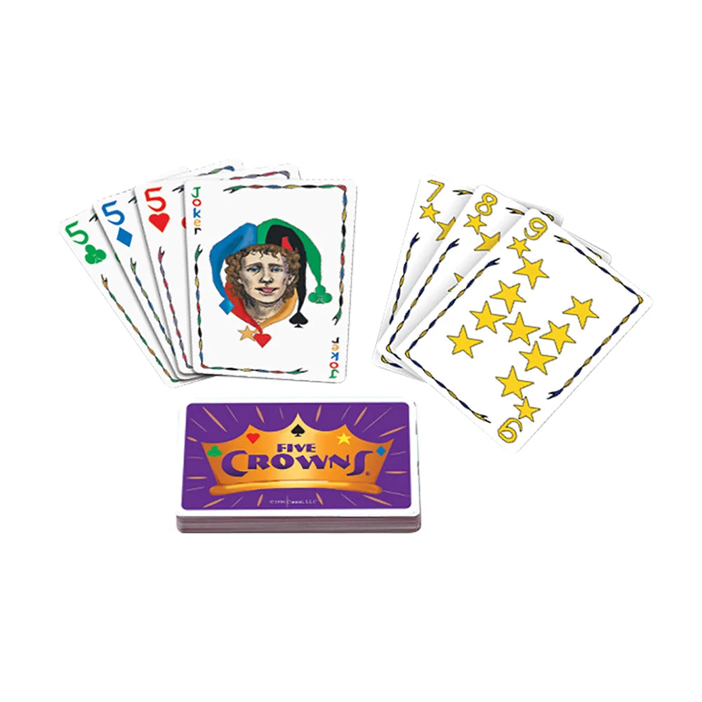 Five Crowns Card Game - Fun Family & Party Card Game for Adults & Kids - Perfect for Game Nights, Travel, and Gifts