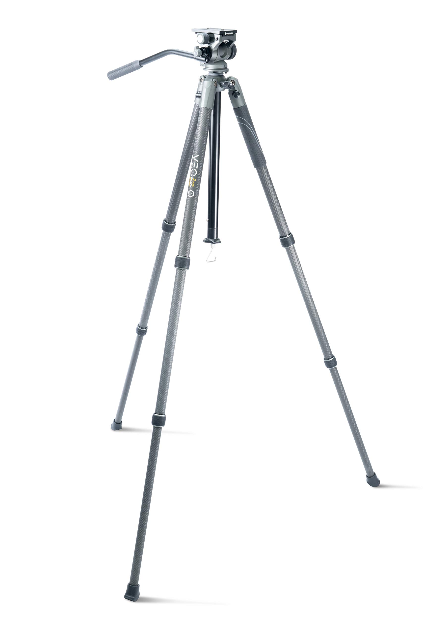 Vanguard VEO 2 PRO 263CV Carbon Fiber Tripod with Video Panhead - Lightweight Travel Tripod for DSLR Cameras, Perfect for Photography, Videography & Outdoor Adventures