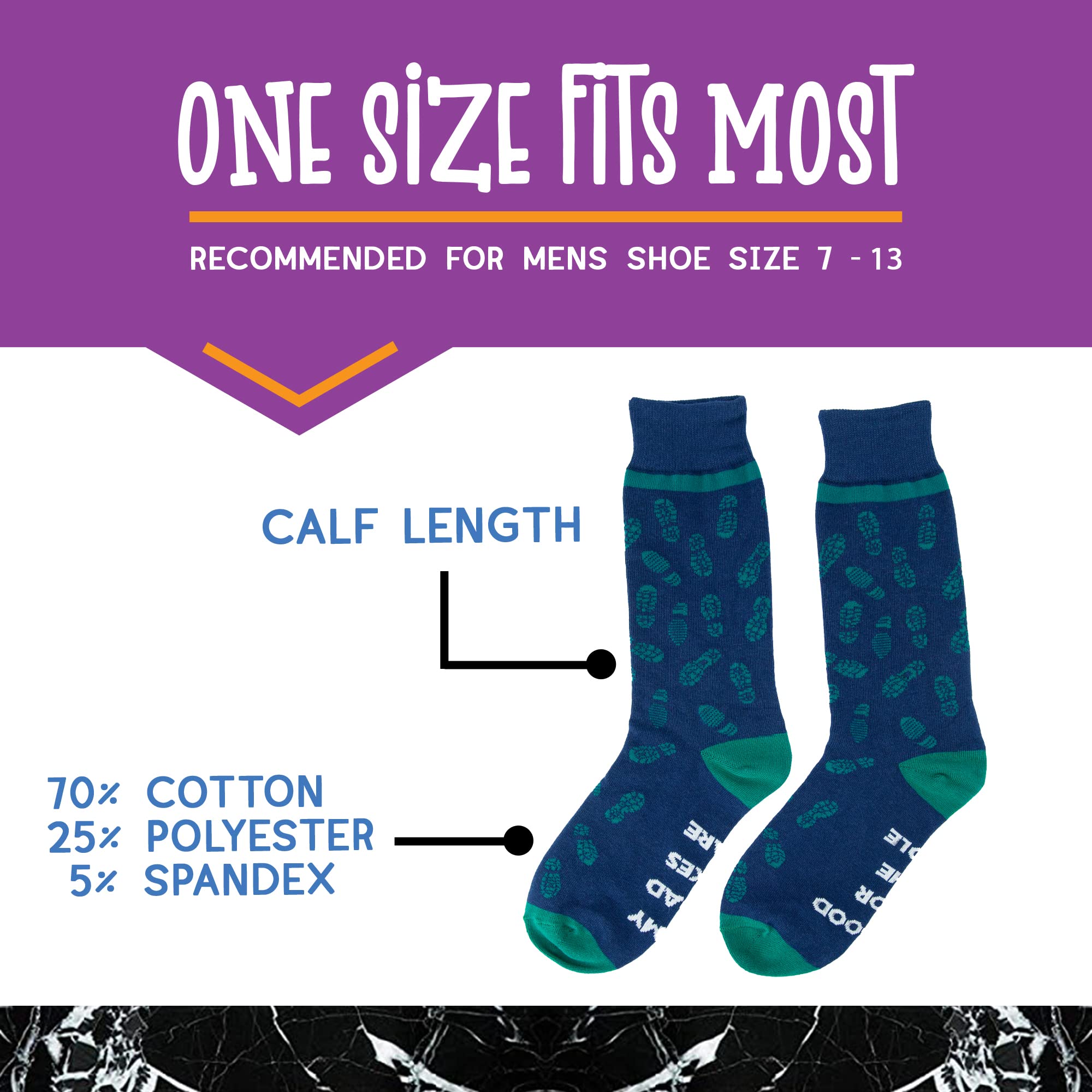 Funny Socks for Men - Novelty Dress Socks with Dad Jokes | Perfect Gifts for Dad from Daughter, Groomsmen Gifts & Unique Socks for Men | Great for Weddings, Father's Day & Office Humor