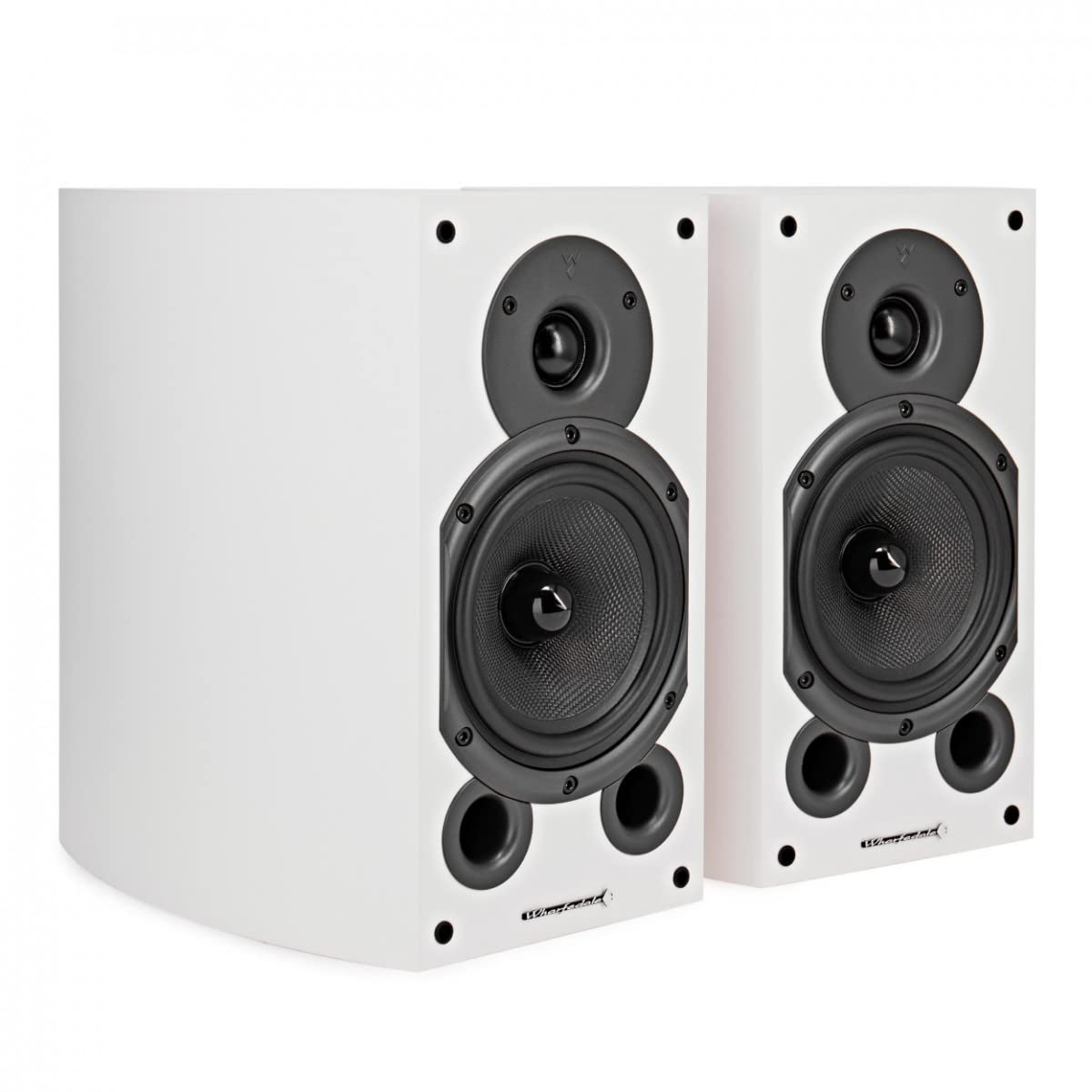Wharfedale Diamond 9.1 Bookshelf Speakers - Premium White Stereo Pair for Home Audio, Music & Movies | Compact Bookshelf Speakers for Living Room, Bedroom & Home Theater Setup