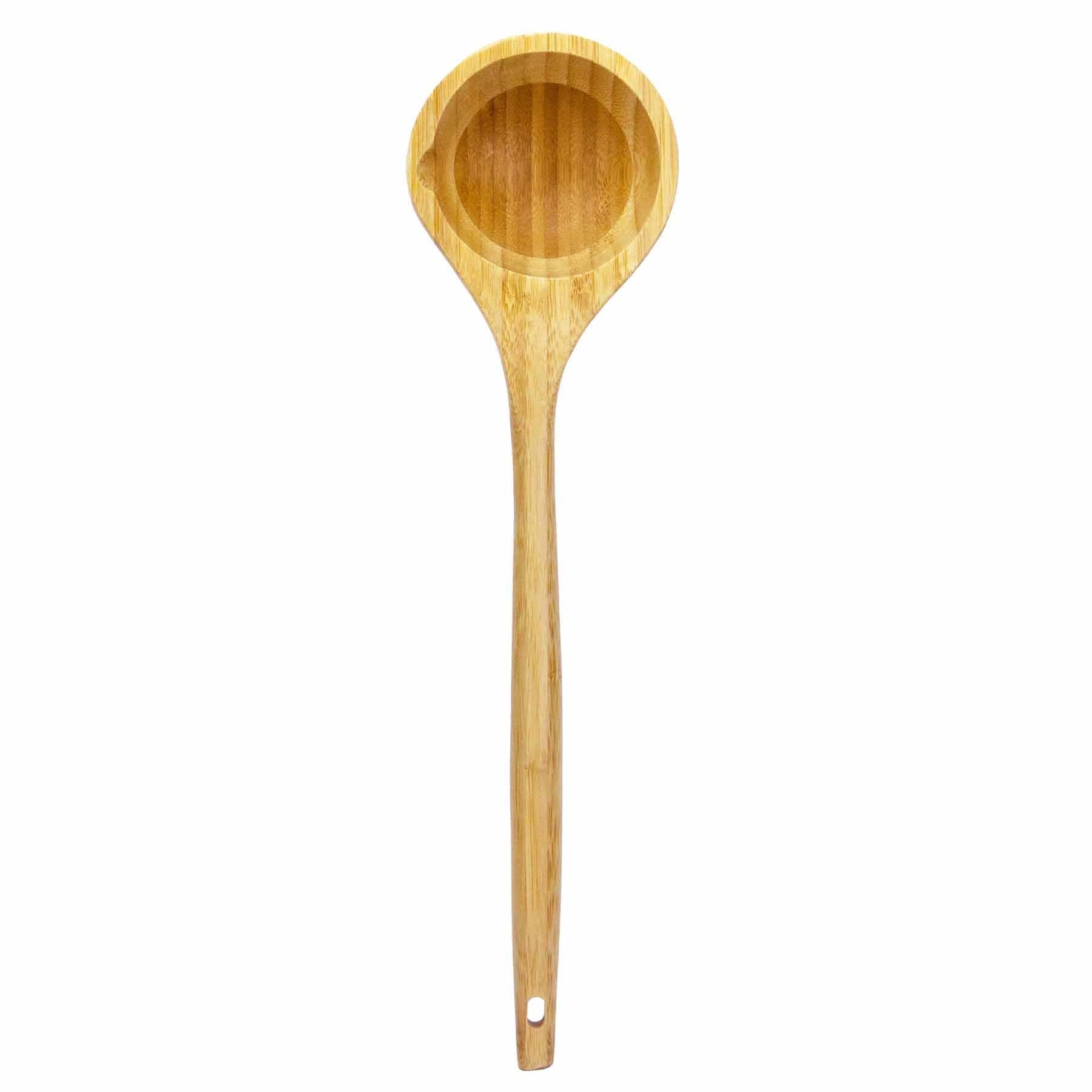 Premium Stainless Steel Soup Ladle - 14 Inch Kitchen Utensil for Cooking, Serving & Stirring - Ideal for Soups, Stews, Sauces & Pasta Dishes