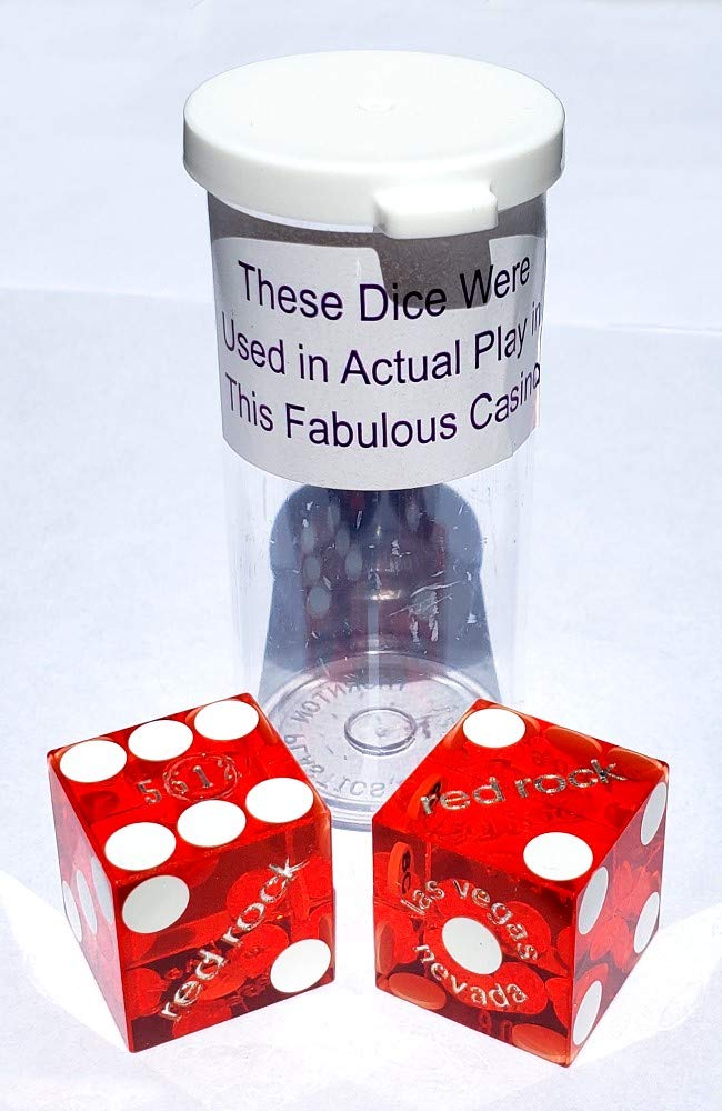 19mm Craps Dice - Authentic Las Vegas Casino Style for Table Games