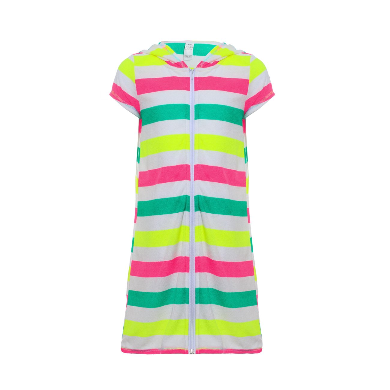 Dayu Women's Terry Cloth Hooded Swim Cover Up Robe - Size 6-16 - Perfect for Beach, Pool & Spa Wear