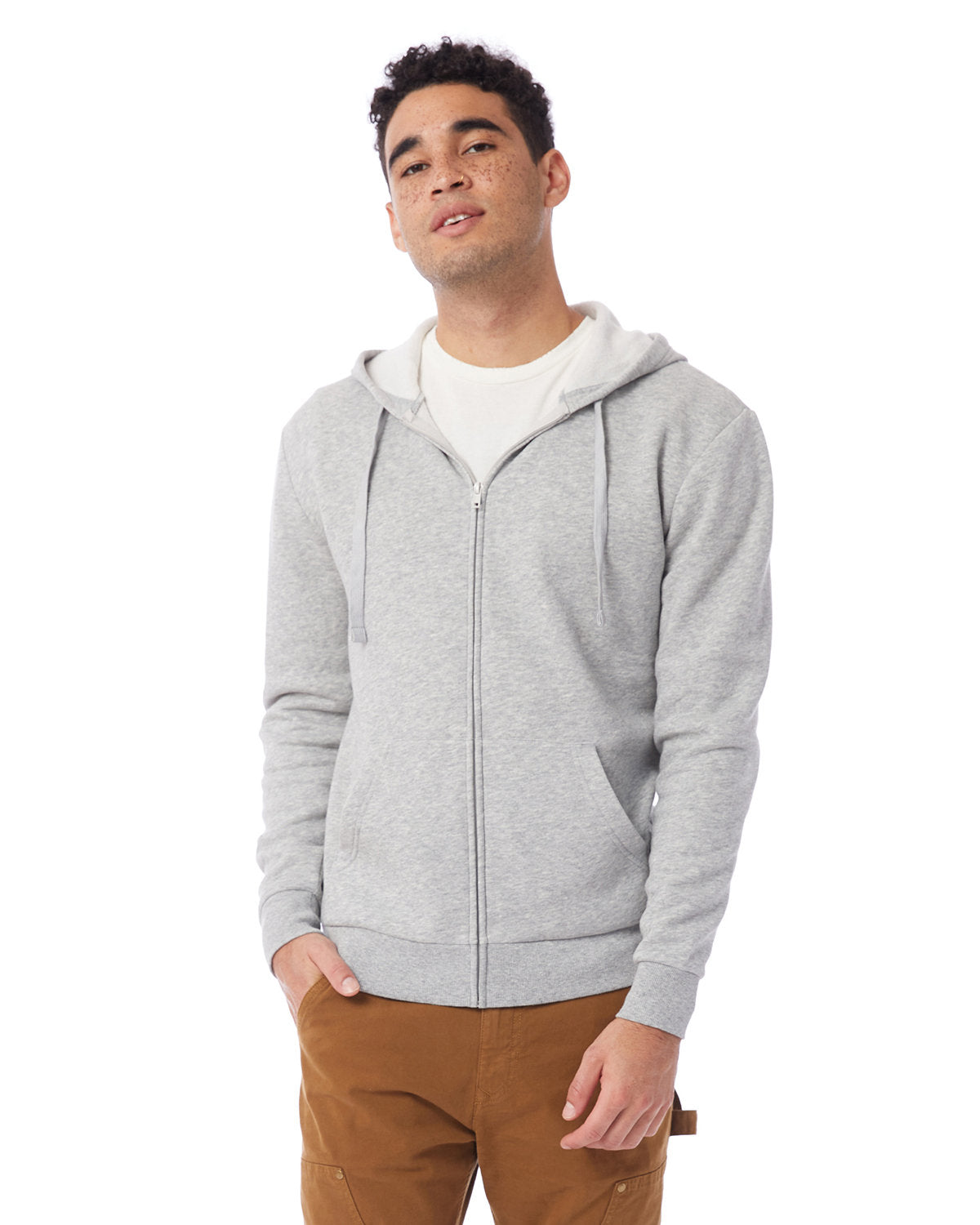 Alternative 8805PF Unisex Eco-Friendly Fleece Zip Hoodie - Warm & Cozy Pullover for Men & Women - Perfect for Outdoor Activities, Casual Wear & Lounge Comfort