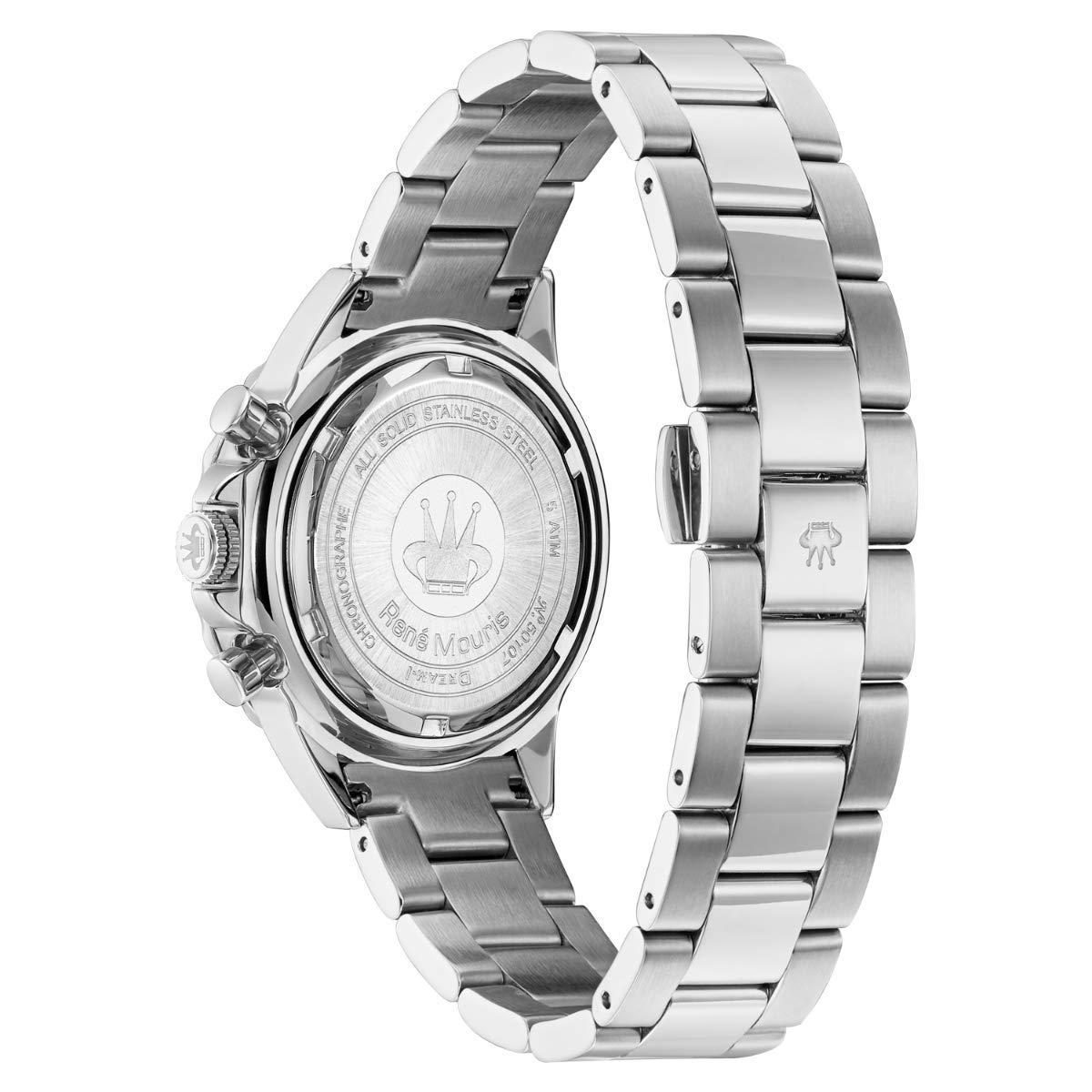 René Mouris Dream-I Japanese Quartz Women's Watch - 38mm 316L Stainless Steel Chronograph with Sapphire Coated Crystal | Waterproof to 50M | Elegant Dress Watch for Office, Party & Everyday Wear