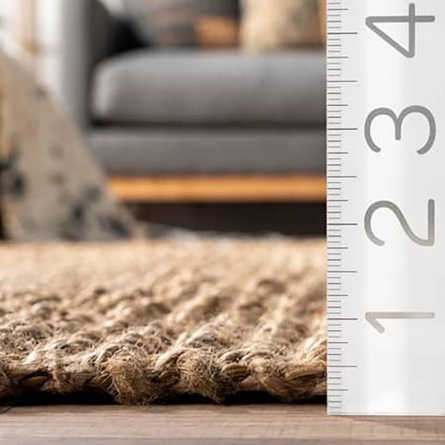 Bhumi Turkish Overdyed Hand Woven Natural Jute Runner Rug 10