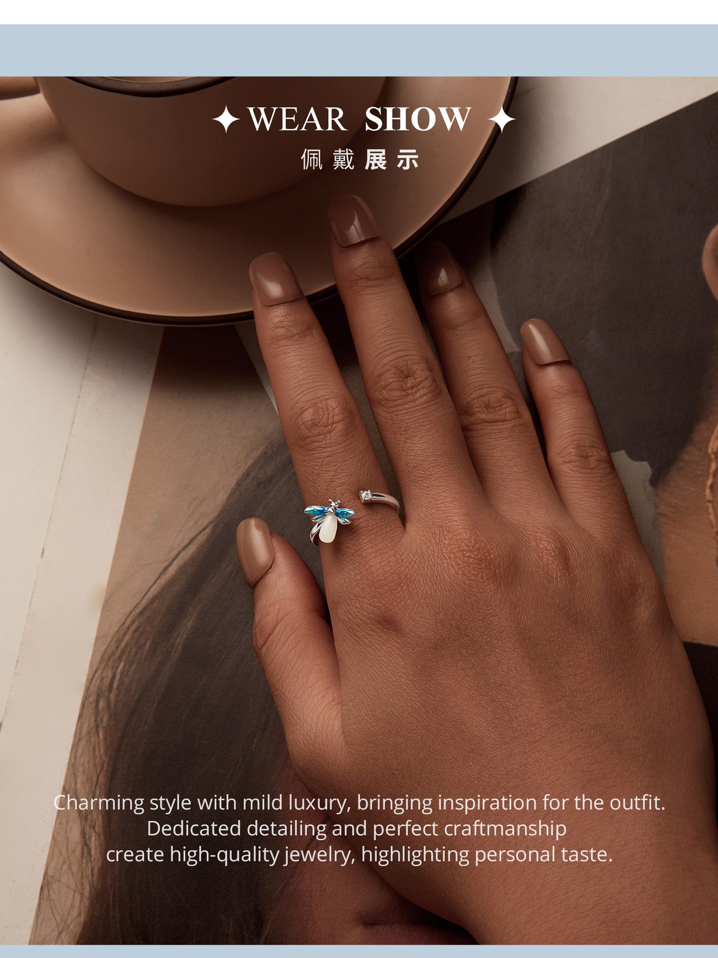 Glow in the Dark Light Up Ring - Firefly LED Fashion Jewelry for Women & Teens | Perfect for Parties, Raves, Concerts & Night Events