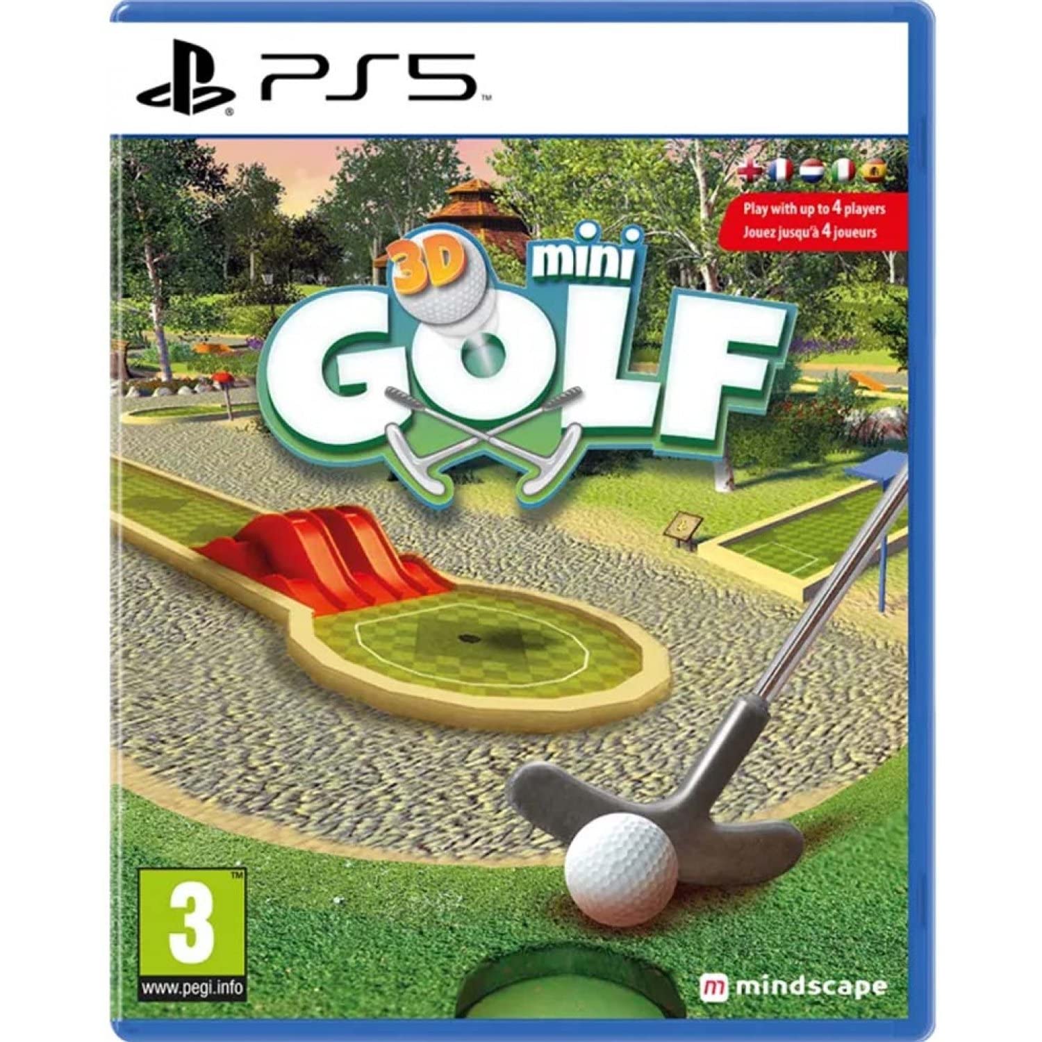 3D Mini Golf Game for PS5 - Fun & Realistic Miniature Golf Simulation - Perfect for Family Game Nights & Parties