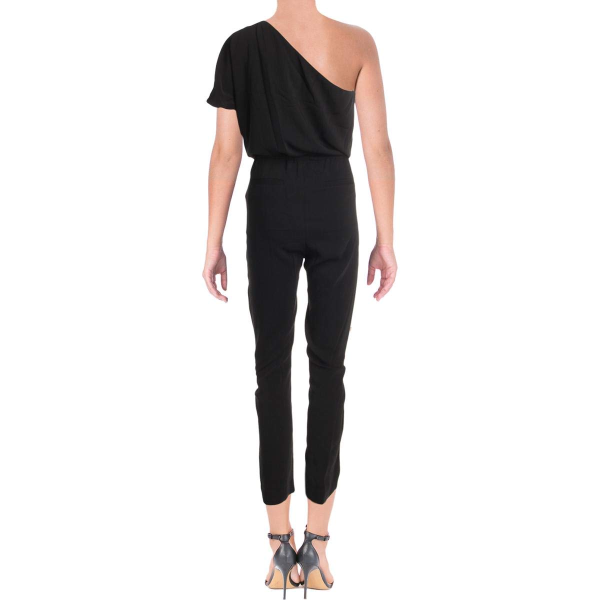 Ralph Lauren Women's Black Shoulder Jumpsuit Size 14 - Elegant One-Piece Outfit for Work, Parties & Special Occasions