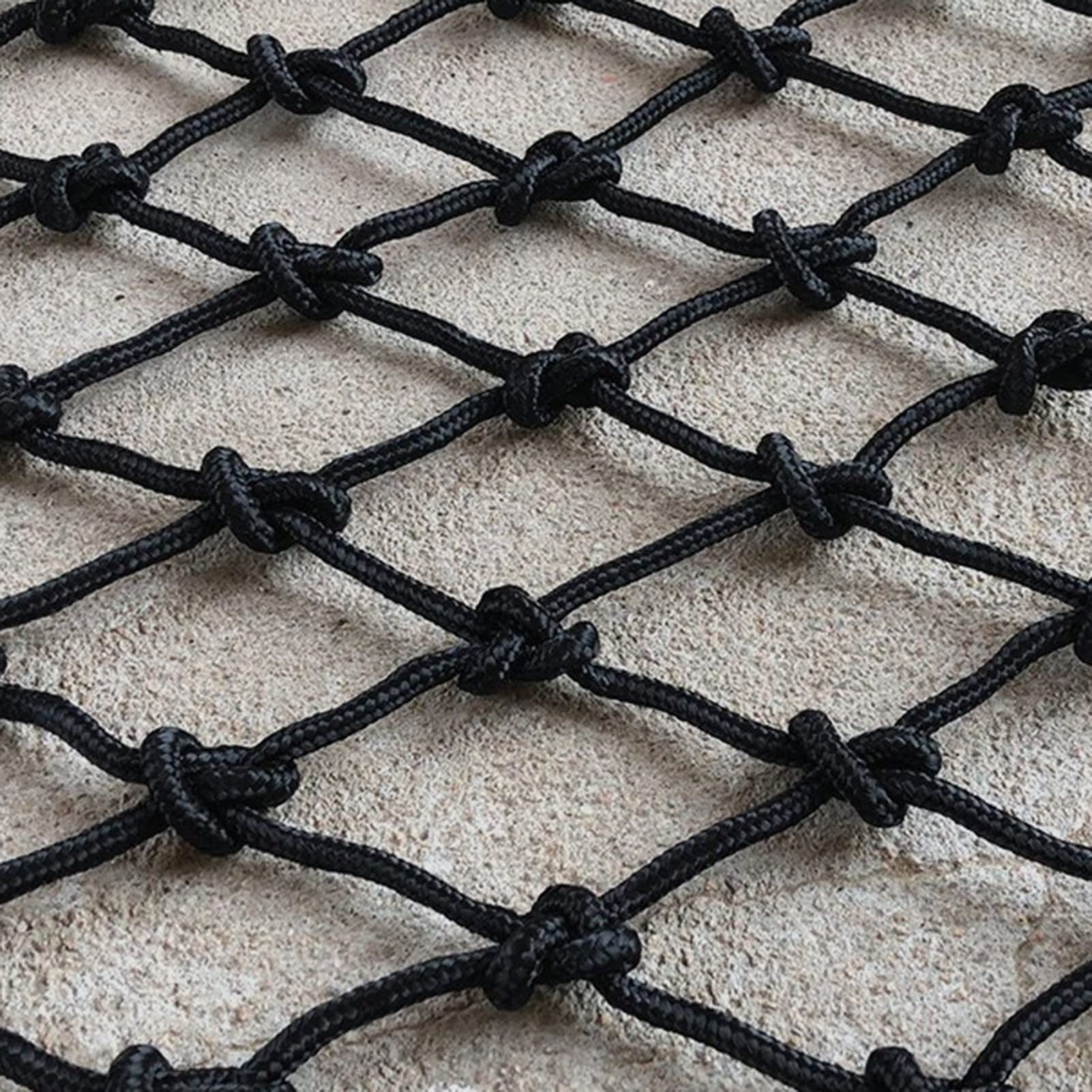 Durable Anti-Fall Safety Railing Net for Trampoline Enclosure & Home Protection - 10cm Hole Spacing, 6x6m (20x20ft) - Ideal for Balcony, Stairs, Playground & Outdoor Safety Barriers