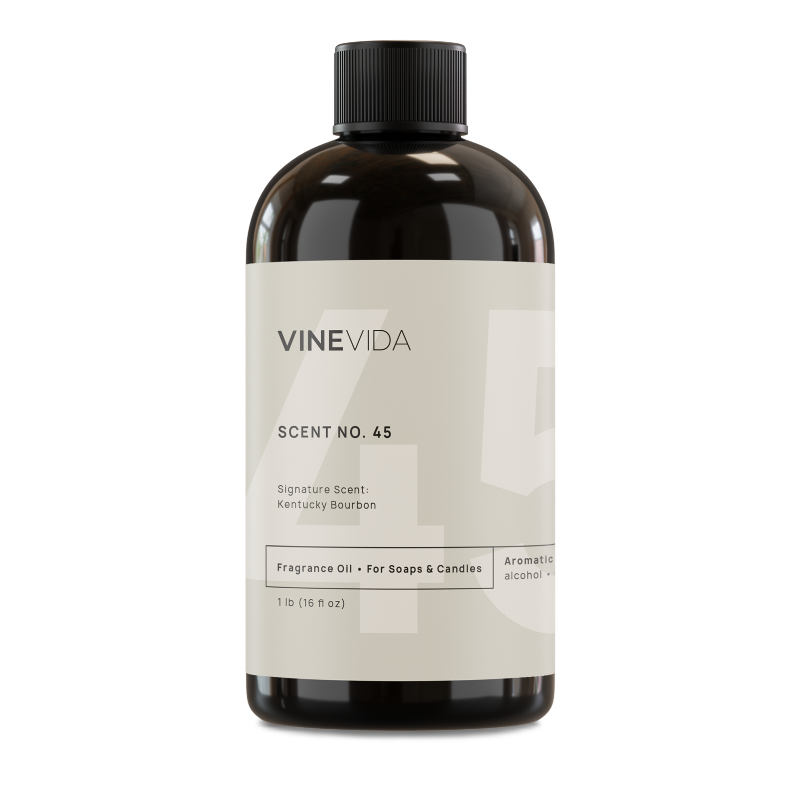 NO. 45 Kentucky Bourbon Fragrance Oil for Handmade Soaps, Candles & DIY Crafts - Perfect for Home Scenting, Aromatherapy & Gift Making