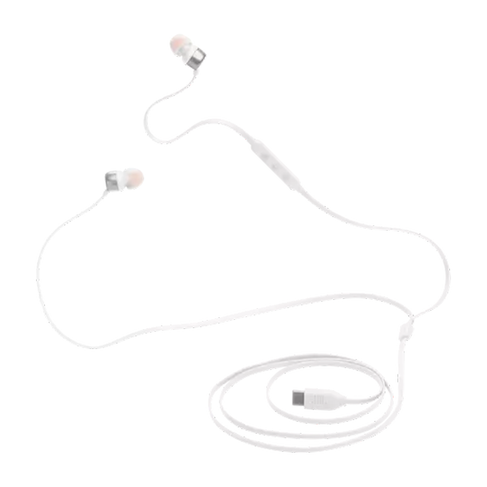 JBL Tune 310C USB Wired Earbuds - Noise Isolating In-Ear Headphones with Built-in Mic for Calls & Music | Perfect for Work, Travel & Gaming