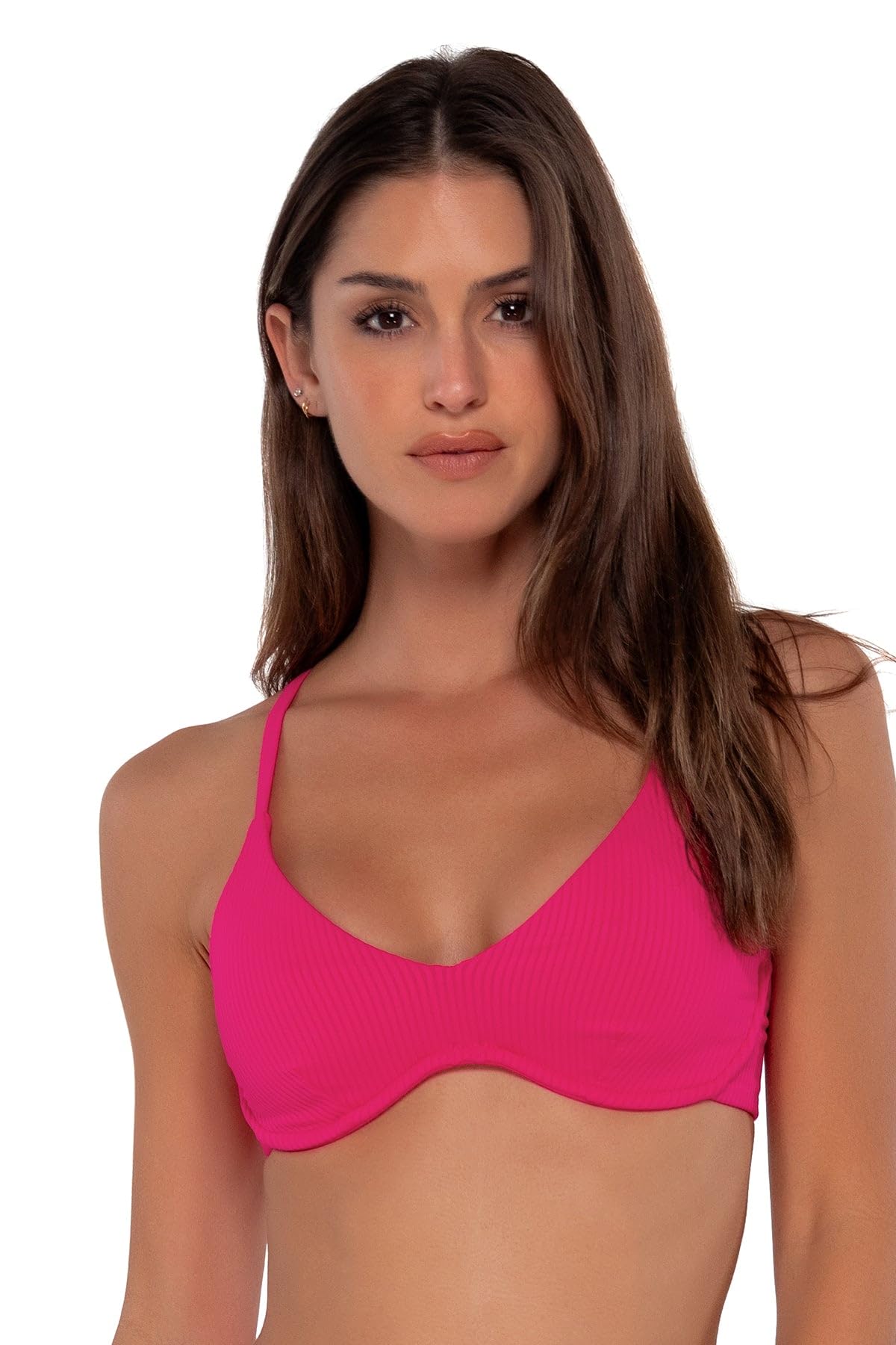 Sunsets Brooke U-Wire Women's Swimsuit Bikini Top with Removable Cups - Comfortable & Supportive Swimwear for Beach, Pool & Summer Vacations