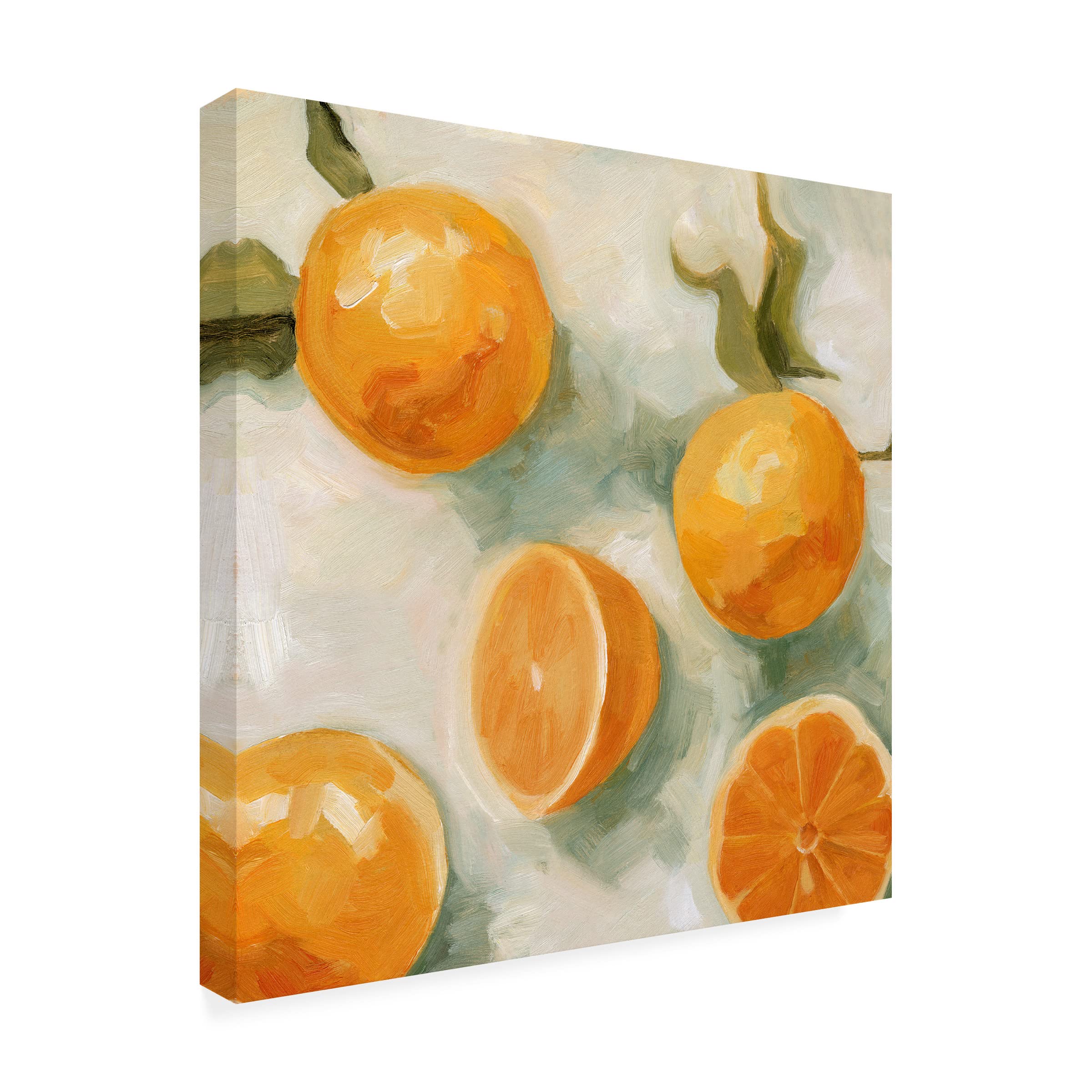 Emma Scarvey 'Fresh Citrus IV' Canvas Art Print - Modern Home Decor for Living Room, Bedroom & Office - Vibrant Wall Art for Kitchen, Dining Area & Gifts