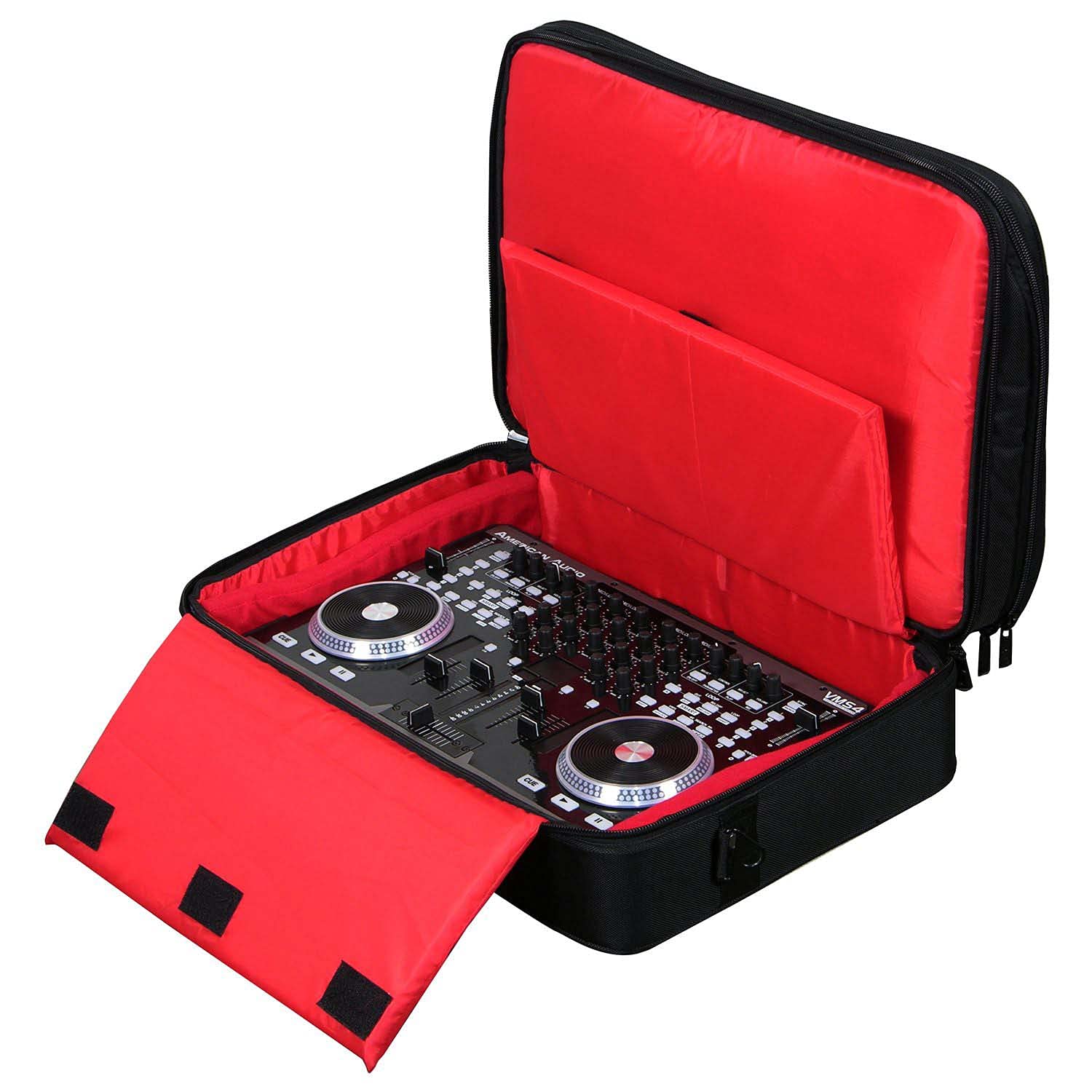 Odyssey Cases BRLDIGITALXLE Red Series Digital XLE DJ Controller Gear Bag - Durable & Protective Carrying Case for DJ Equipment, Perfect for Gigs & Travel