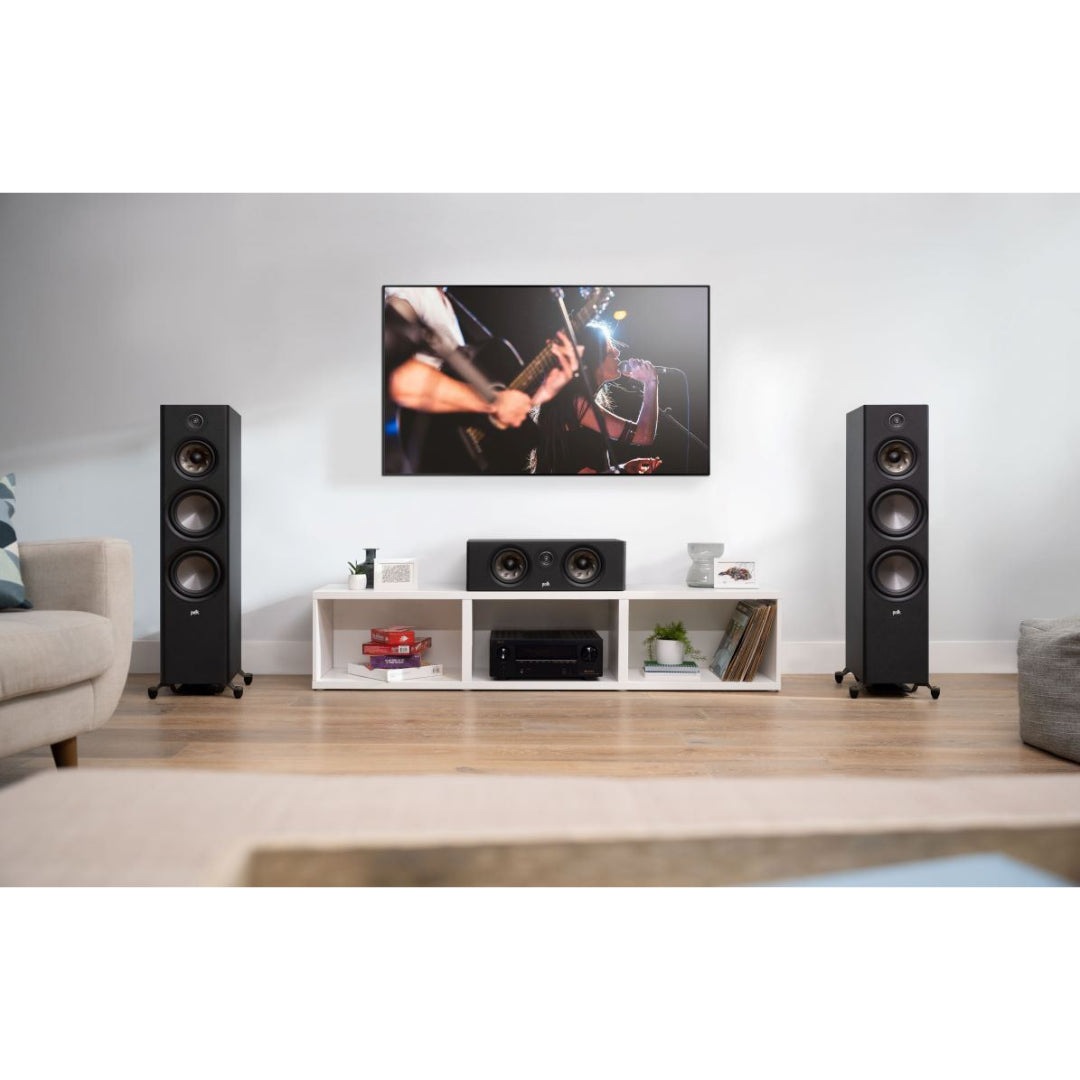 Polk Reserve R400 Premium High Performance Center Channel Speaker - Crystal Clear Dialogue for Home Theater & Movie Nights - Perfect for Surround Sound Systems & Audiophiles