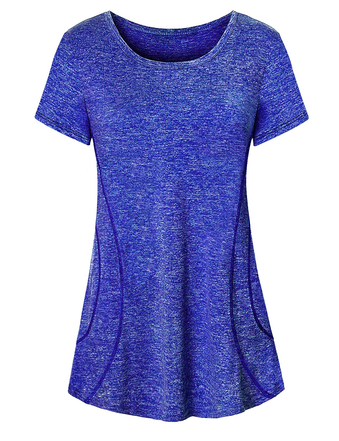 Cucuchy Women's Yoga Tops - Flowy Short Sleeve Fitness Shirts for Workout & Activewear | Perfect for Yoga, Gym, Running & Casual Wear