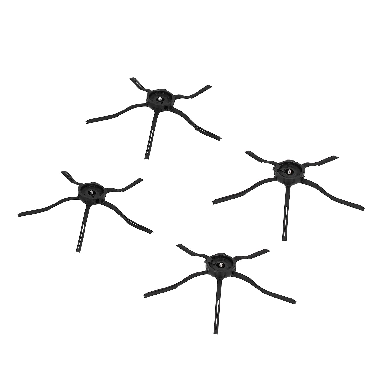 Deryang 4Pcs Floor Sweeper Side Brush - Stable & Efficient Replacement Brushes for Robot Vacuum Cleaners - Perfect for Home, Living Room, Office Cleaning